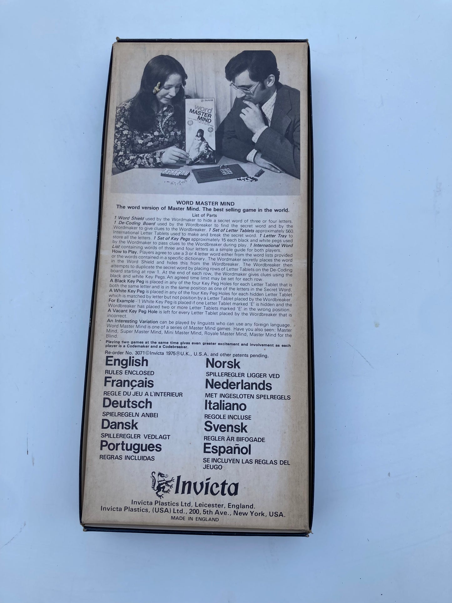 Vintage Word Mastermind - Invicta Games - Vintage - Complete 1975 - Bloom & Heirloom Vintage Decor