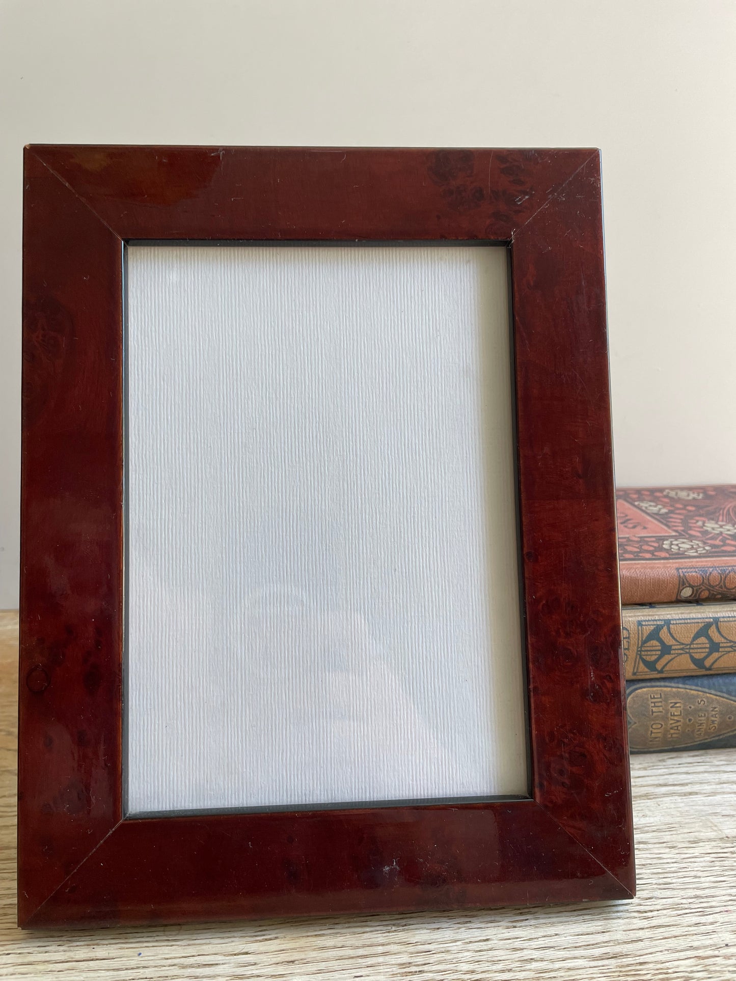 Veneered Vintage Picture Frame 7x5” Photo Frame Freestanding Wall Hanging