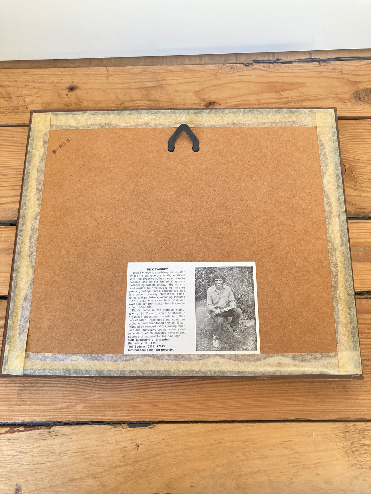 Golden Retriever & Puppy Print, Mounted on Wood
