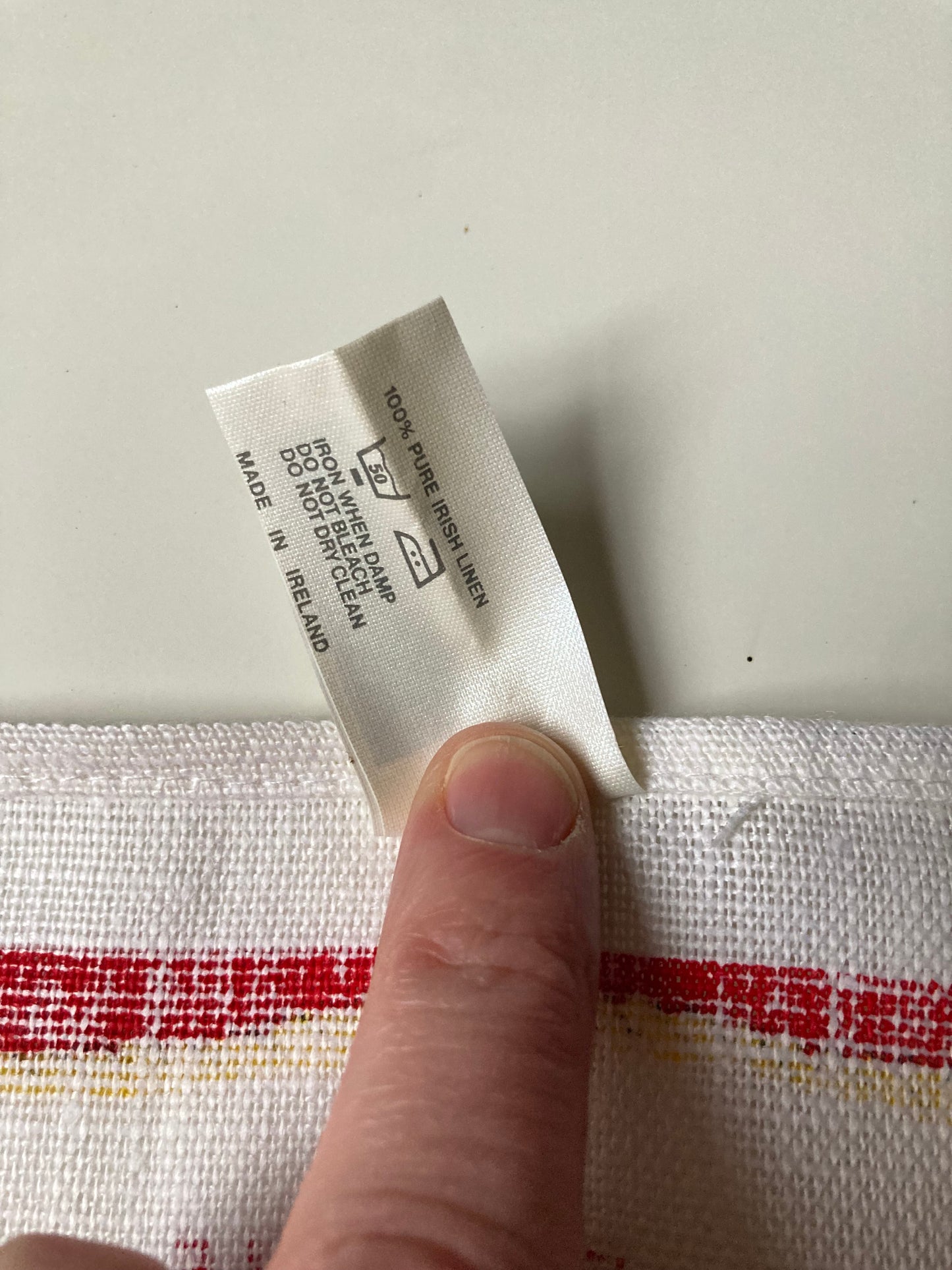 Vintage RNLI Lifeboat Chart Of Great Britain & Ireland Linen Tea Towel