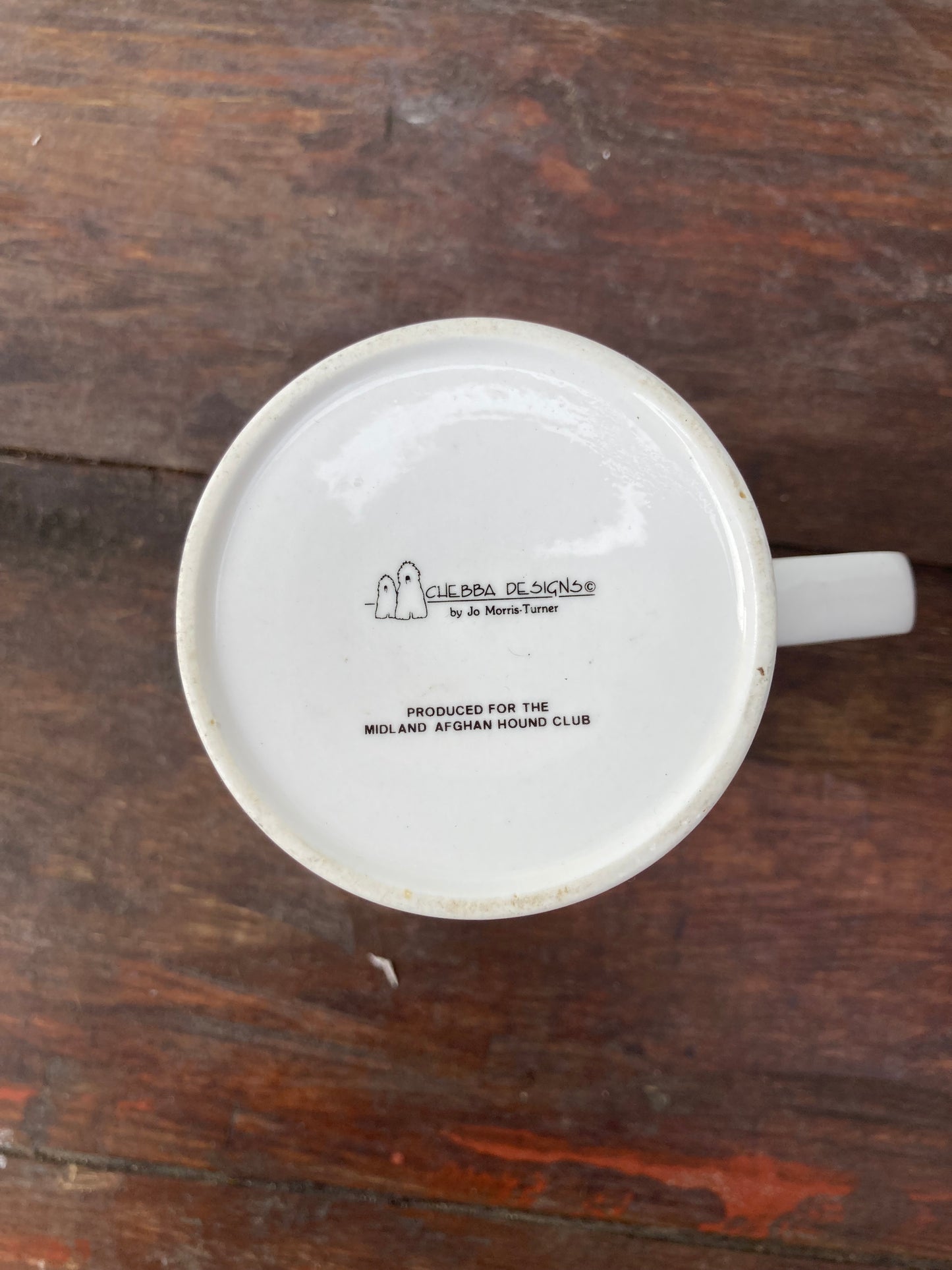 Afghan Hound Mug By Jo Morris-Turner