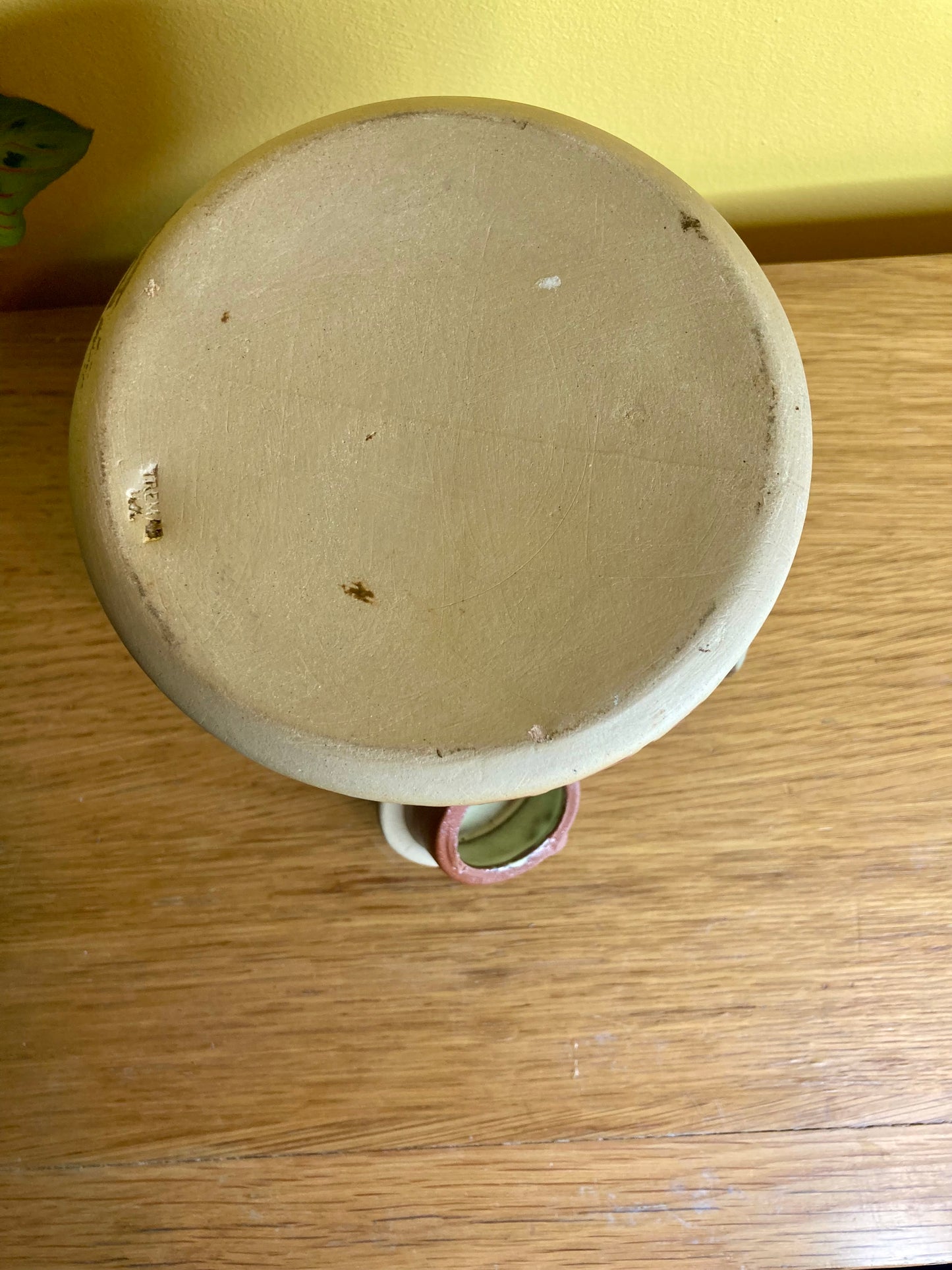 Vintage Tremar Ceramic Teapot Retro Pattern Cornish Pottery