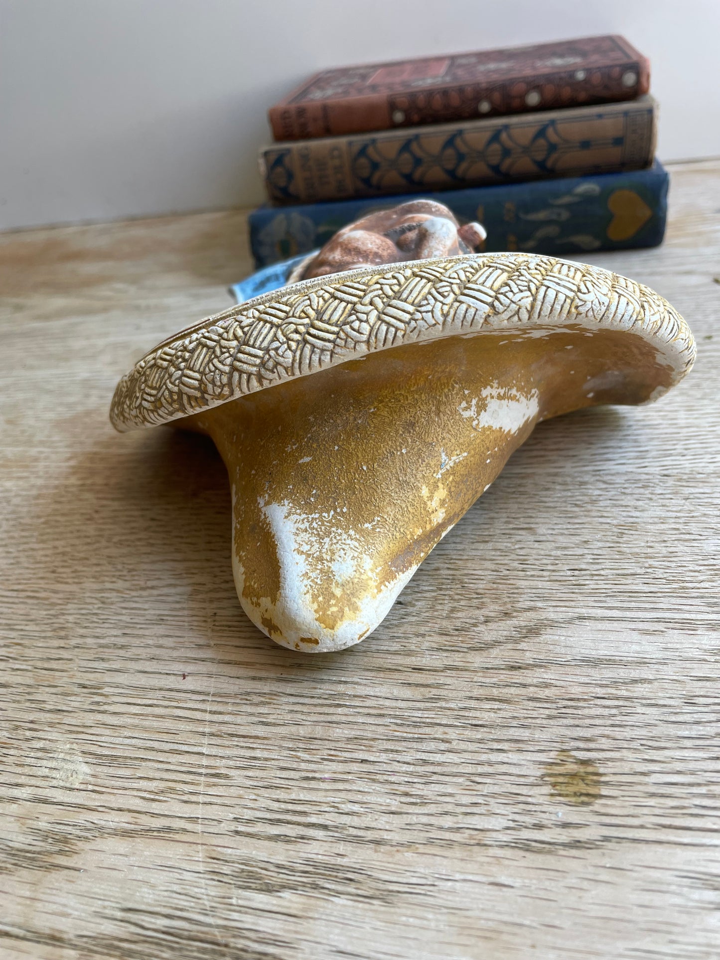 Bossons Head Pancho Chalkware Wall Hanging 1960s Made in England