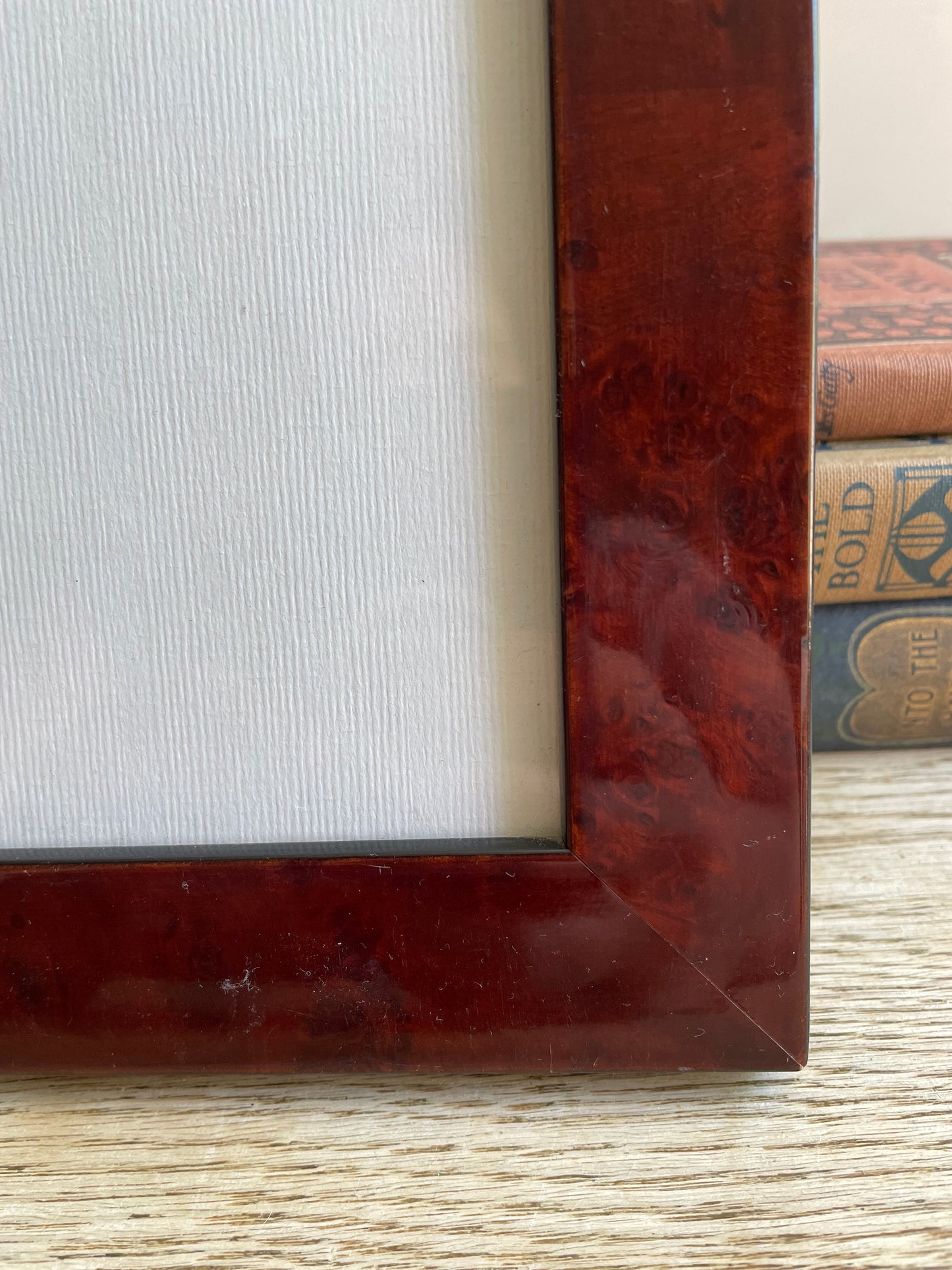 Veneered Vintage Picture Frame 7x5” Photo Frame Freestanding Wall Hanging