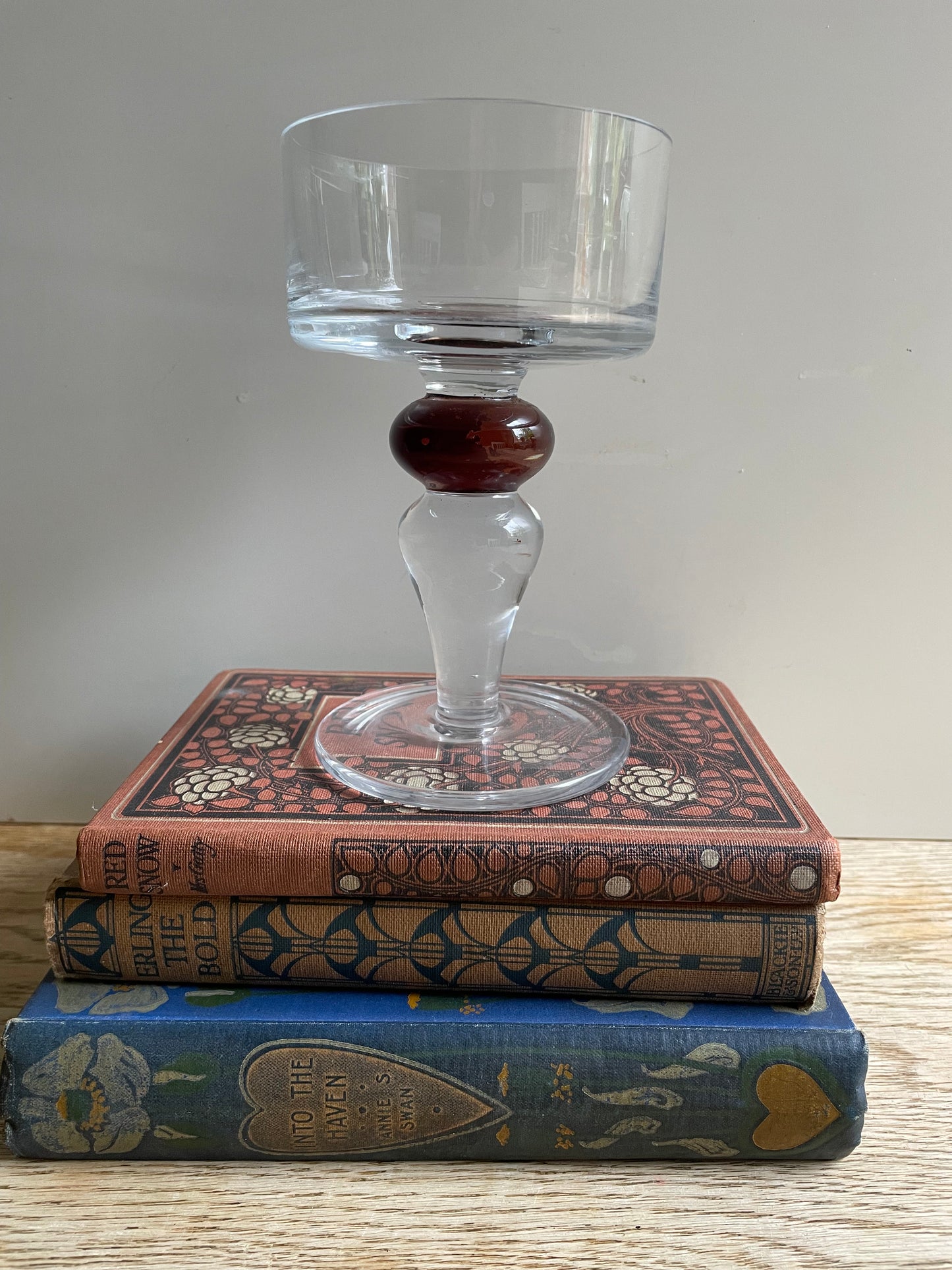 Chunky Glass Candle Holder Gift Table Display