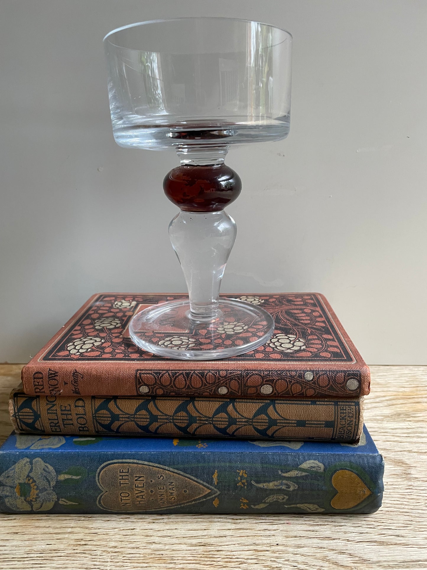 Chunky Glass Candle Holder Gift Table Display