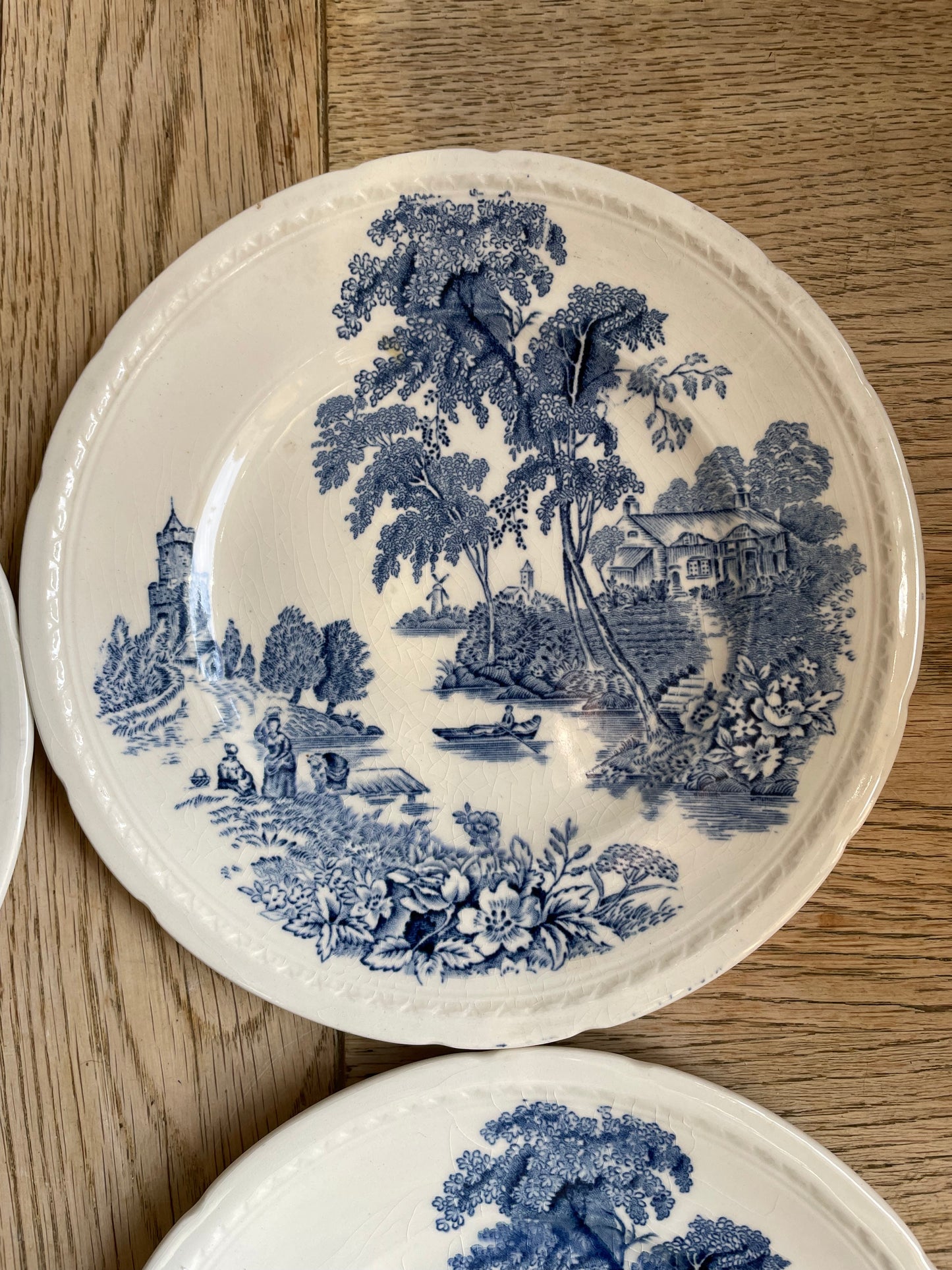 Set of 6 Vintage Swinnertons "The Ferry" Side Plates