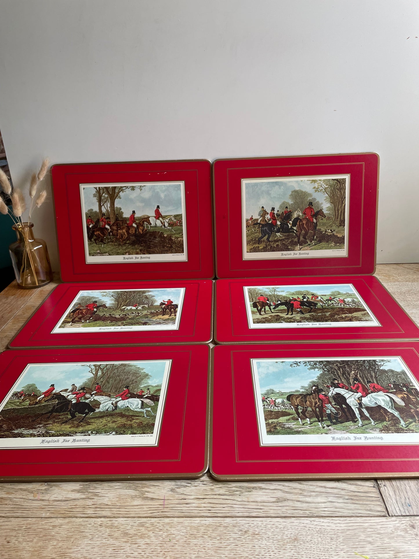 Pimpernel English Fox Hunting Placemats