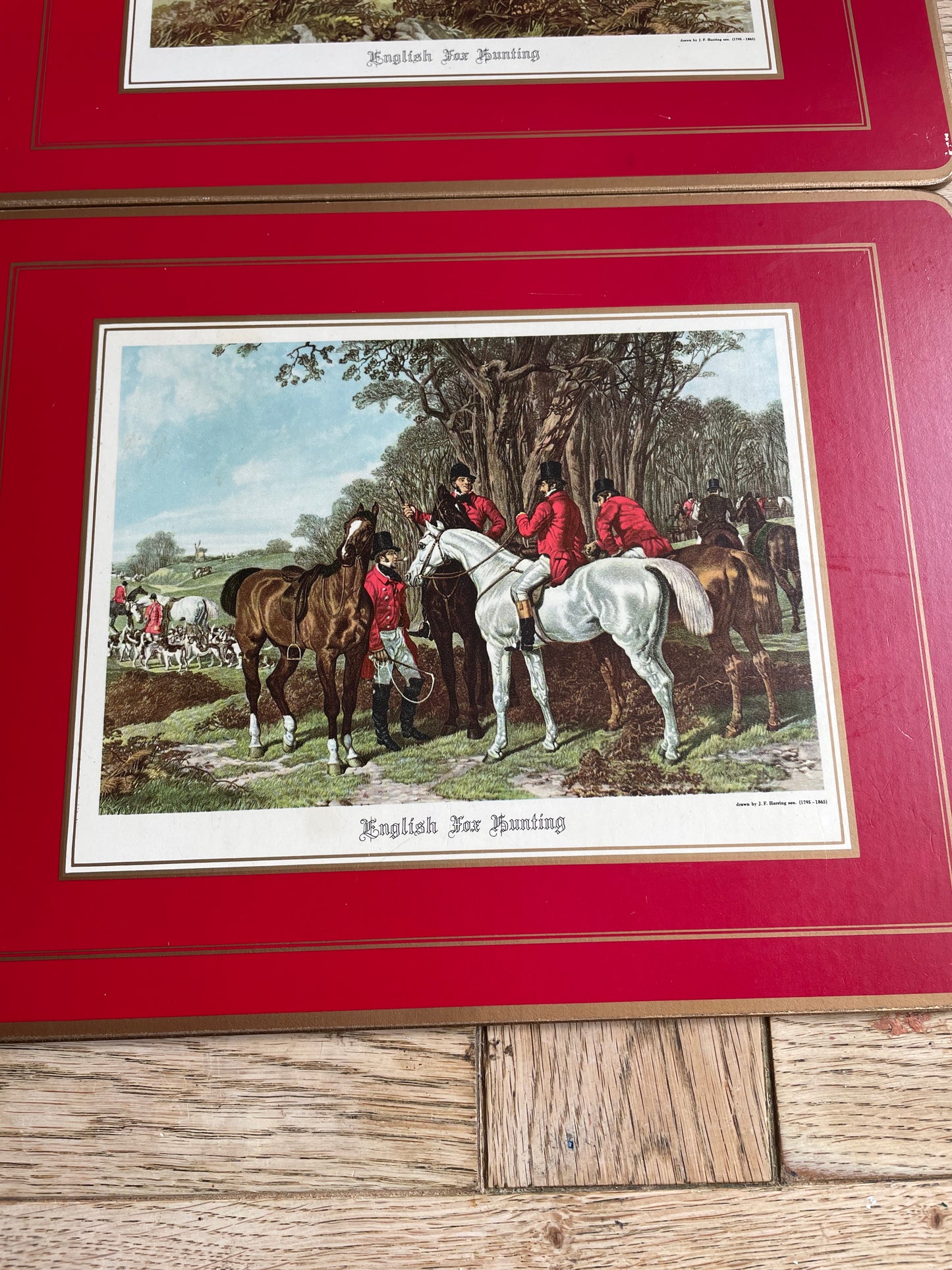 Pimpernel English Fox Hunting Placemats