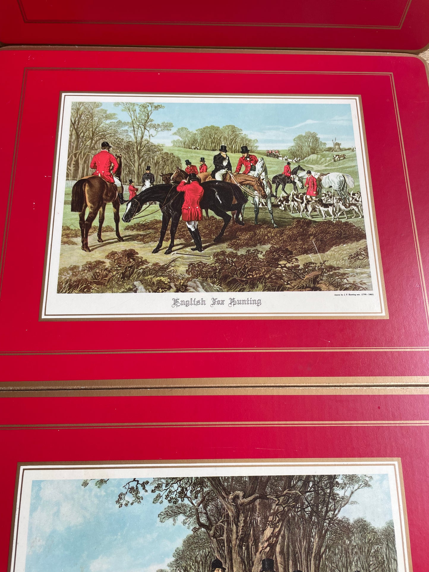 Pimpernel English Fox Hunting Placemats