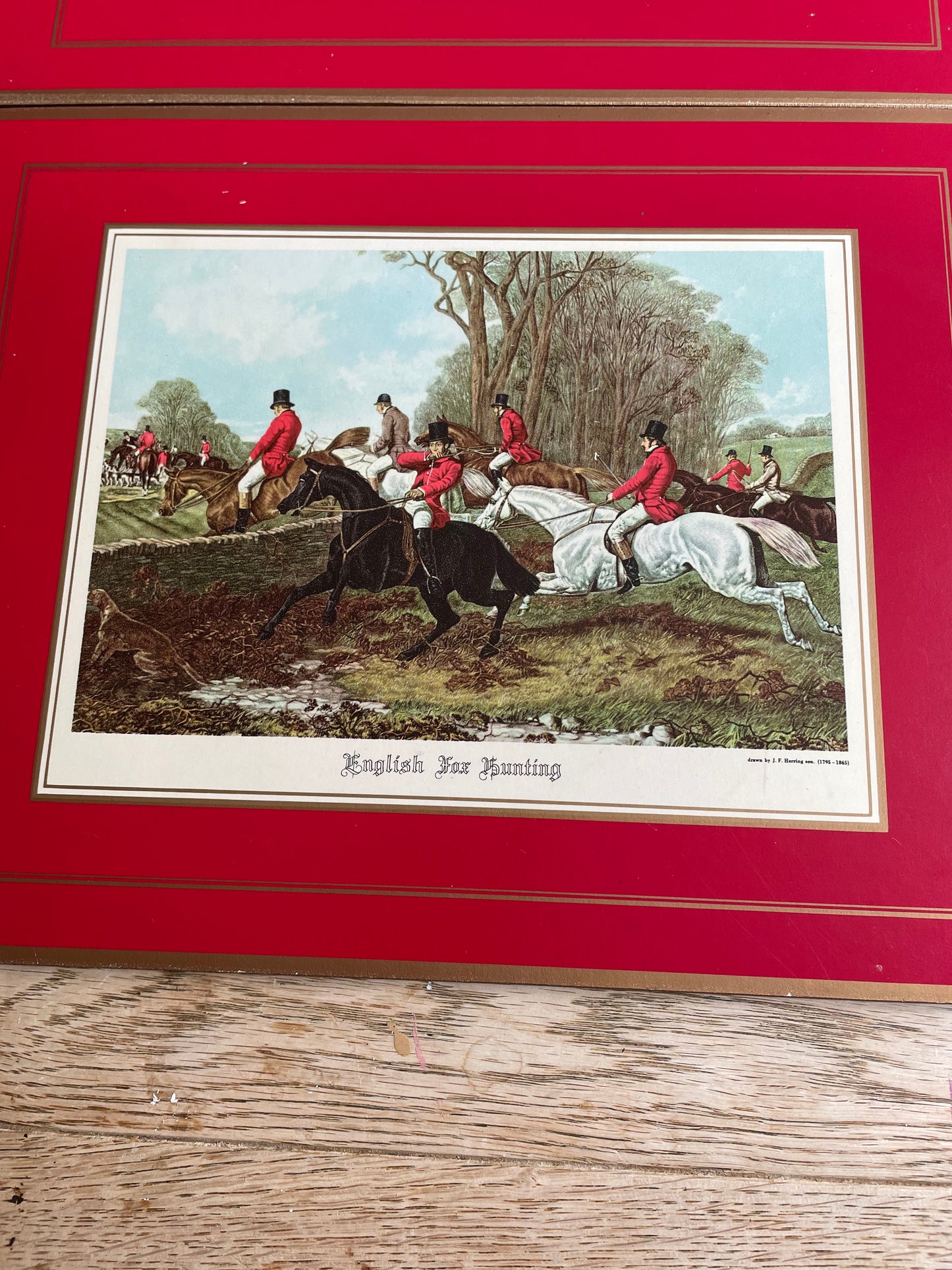 Pimpernel English Fox Hunting Placemats