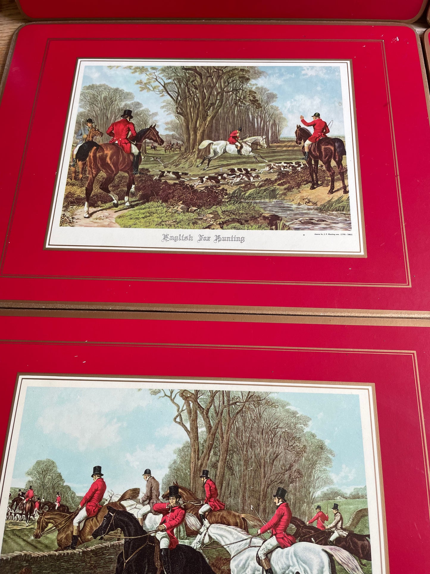 Pimpernel English Fox Hunting Placemats
