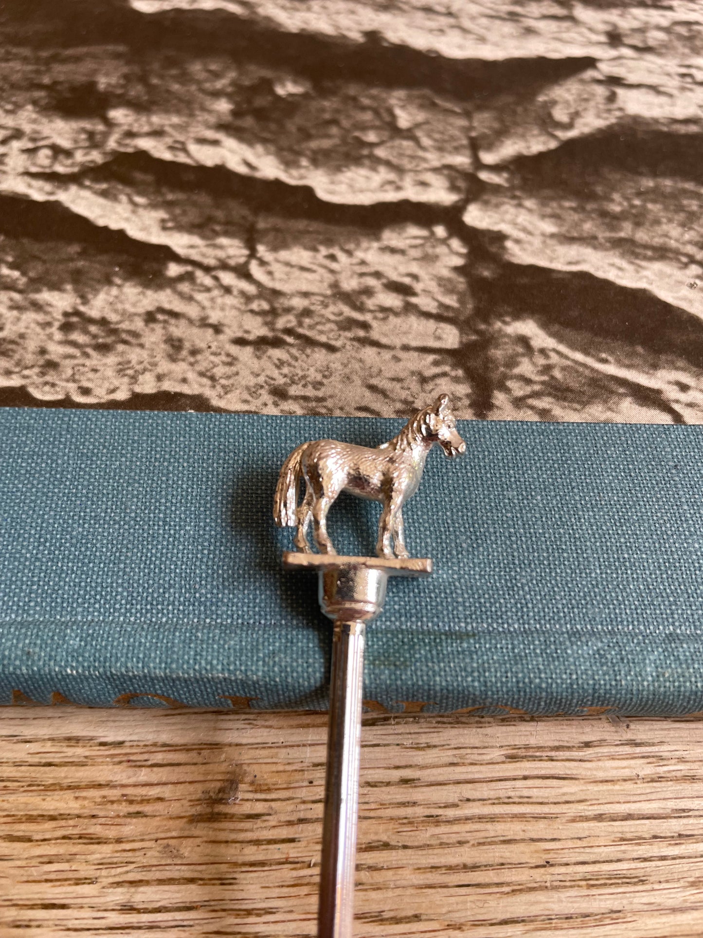 W.A.P.W Silver Plated Spoon Horse Topped Collectible