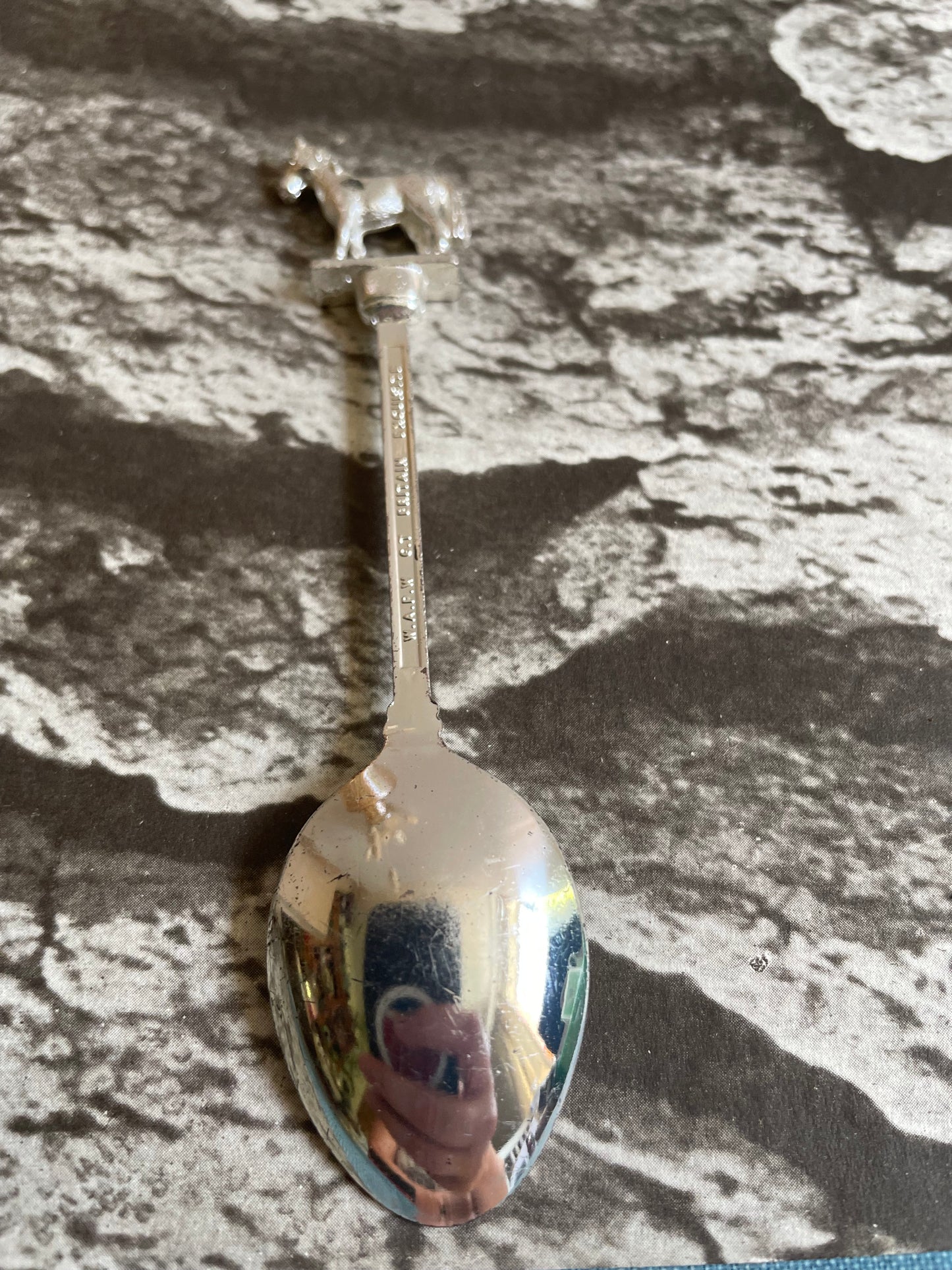 W.A.P.W Silver Plated Spoon Horse Topped Collectible