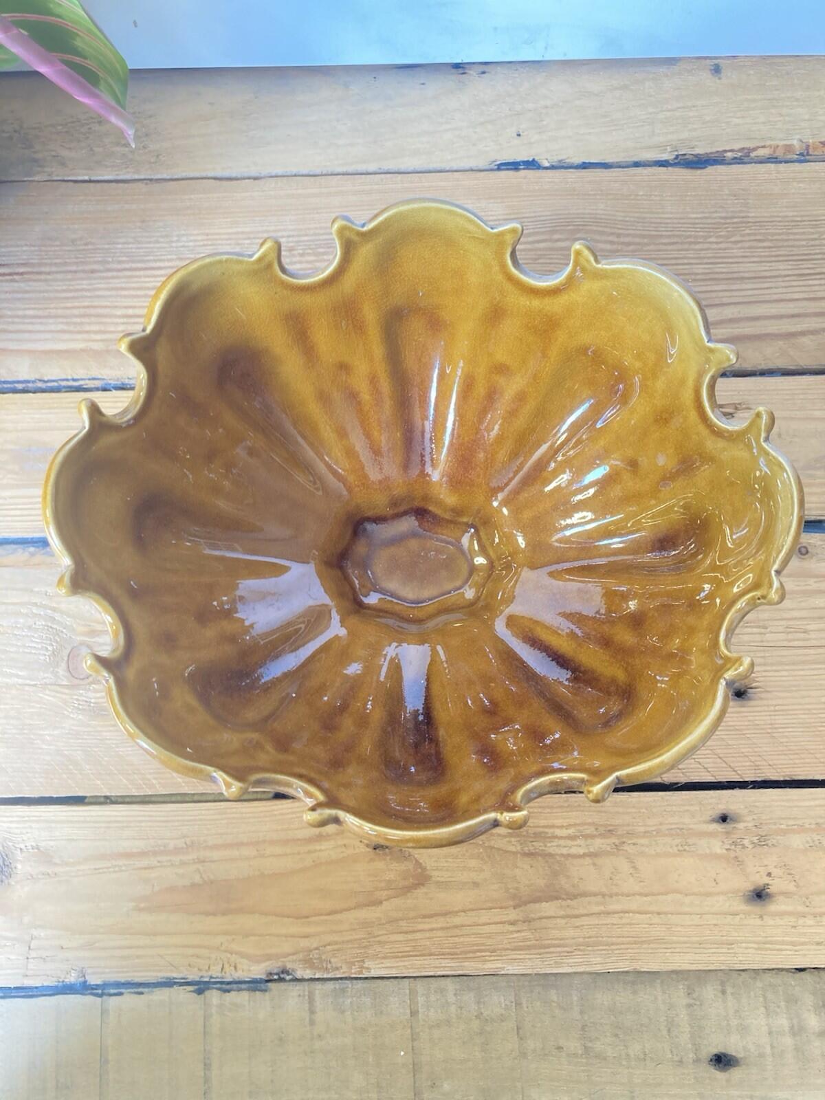 Casa Pupo Majolica Fruit Bowl/Centre Piece 1970s