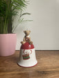 Christmas Teddy Bear Bell Ornament