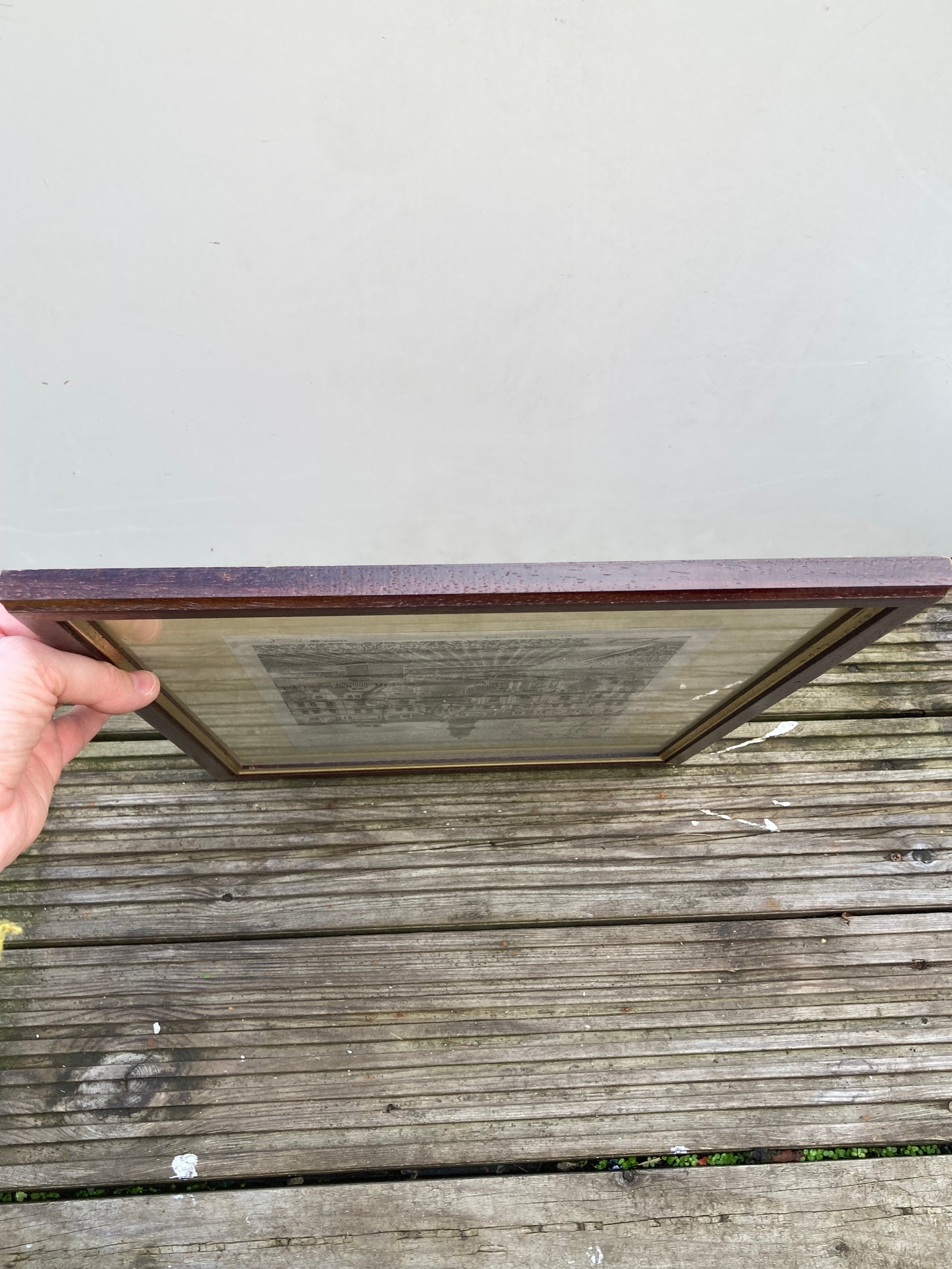 Framed Andrew Gilmour City Square Leeds Signed Print