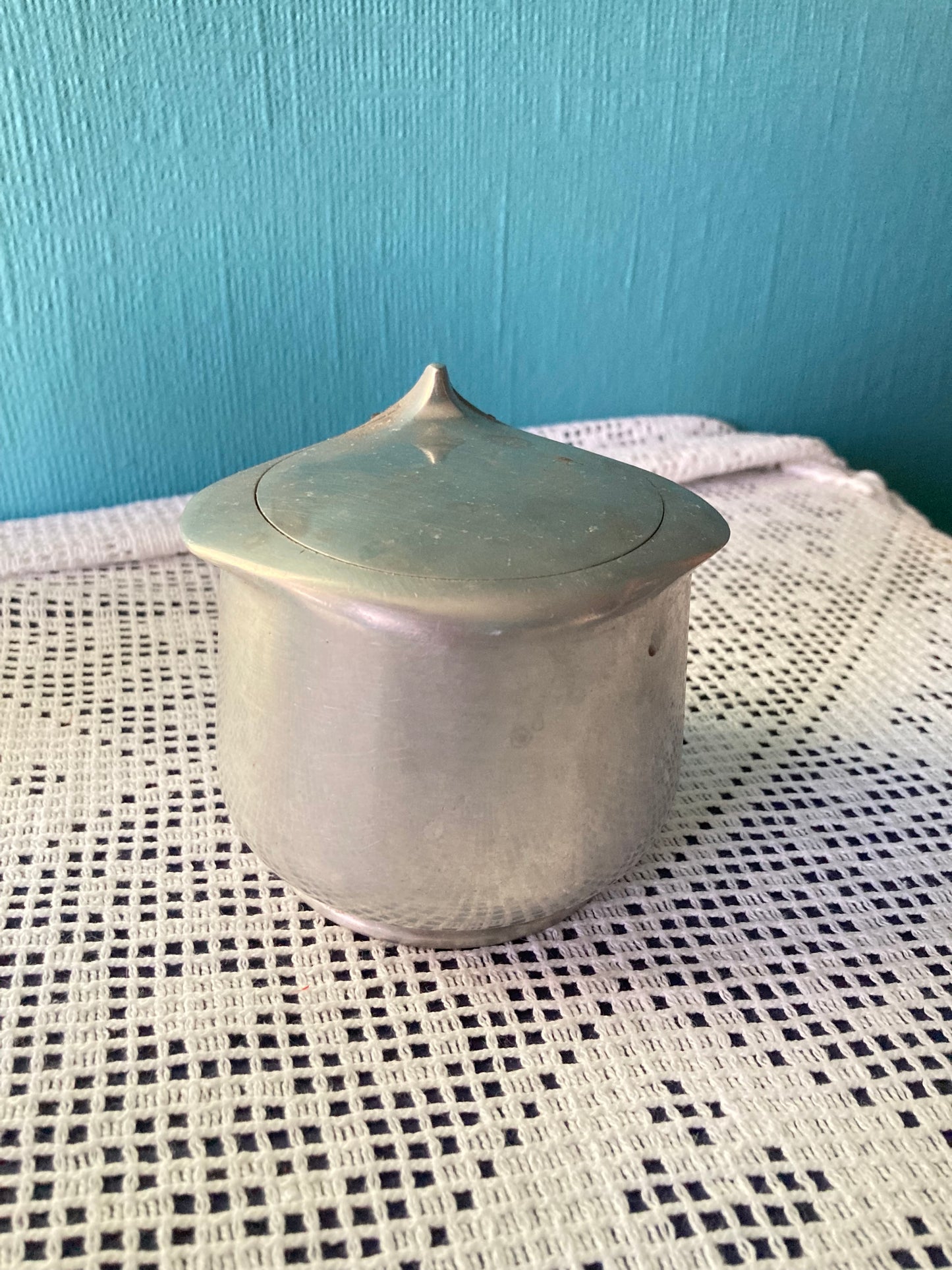 Classic 1950’s Piquot Ware Tea Set Creamer & Covered Sugar