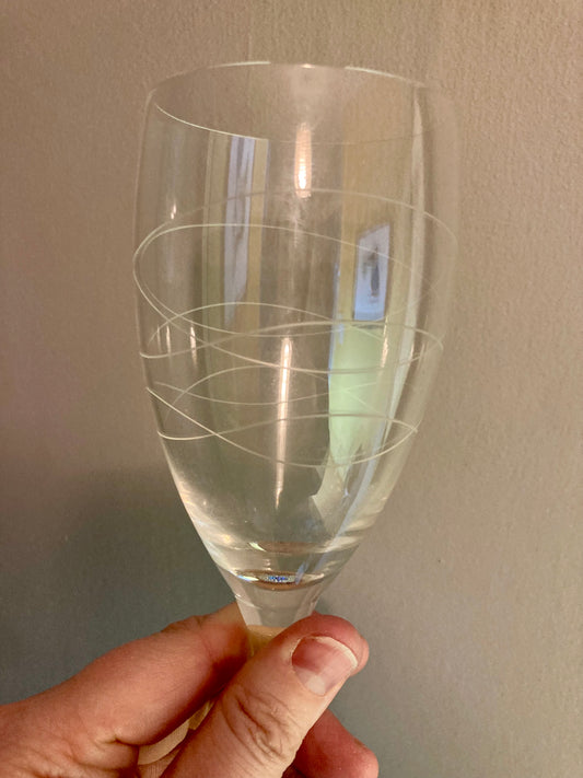 Vintage Leonardo Wine Glasses Set of 4 Banded