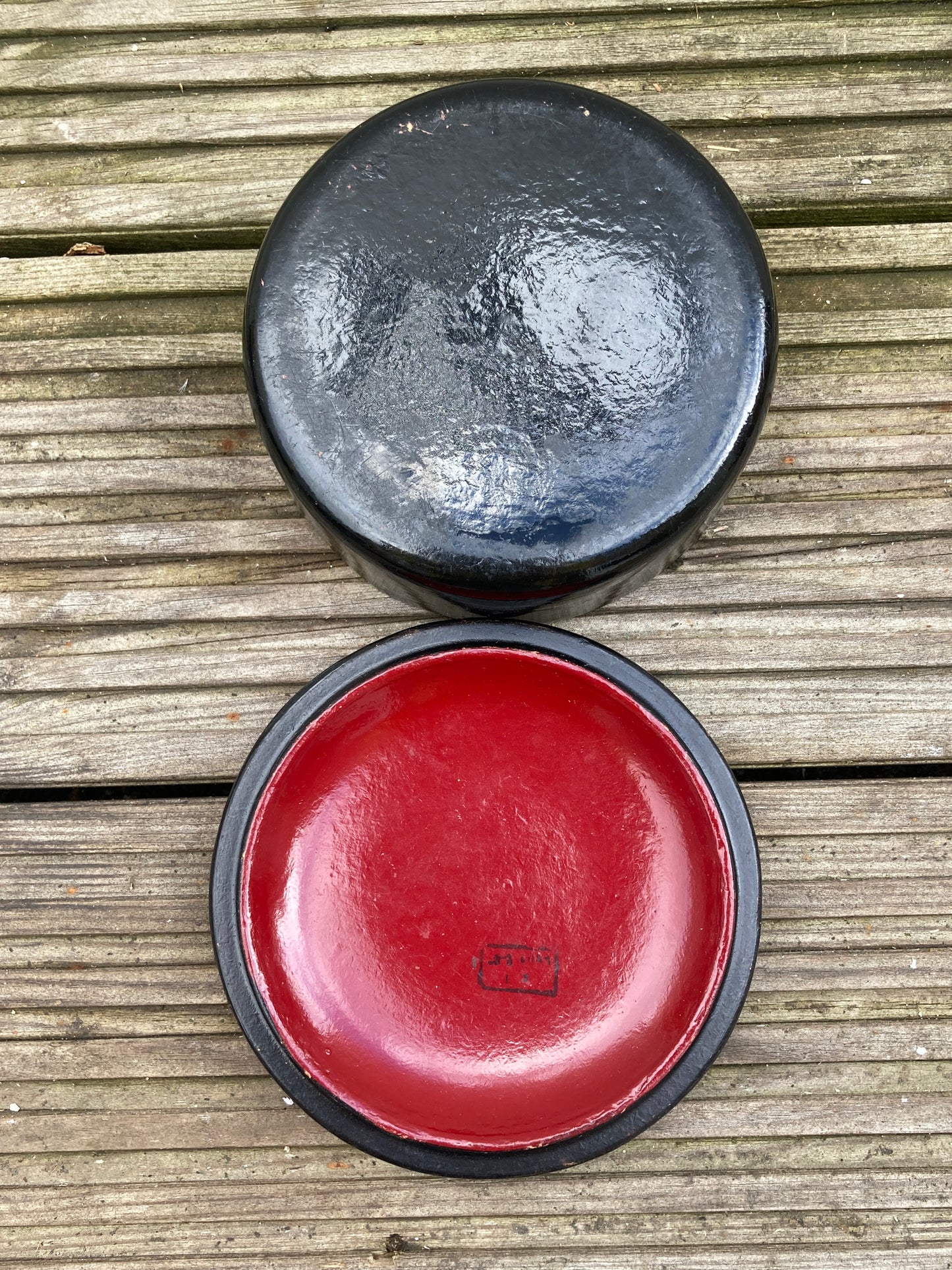 Floral Round Trinket Box