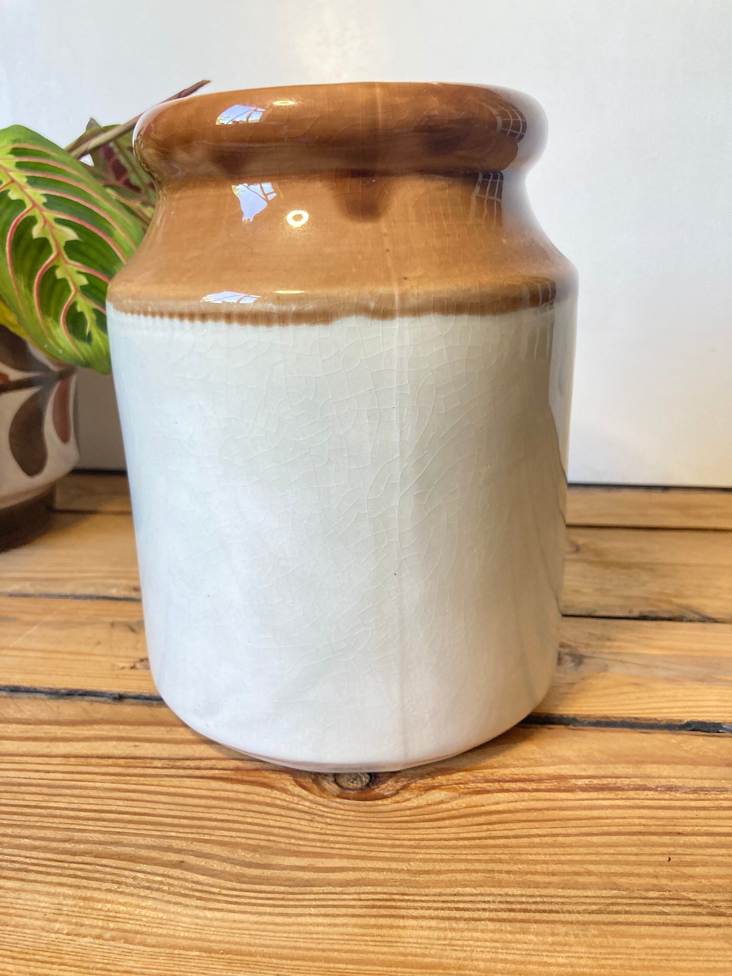 Vintage Ovaltine Ceramic Jar The League Advertising Storage Pot