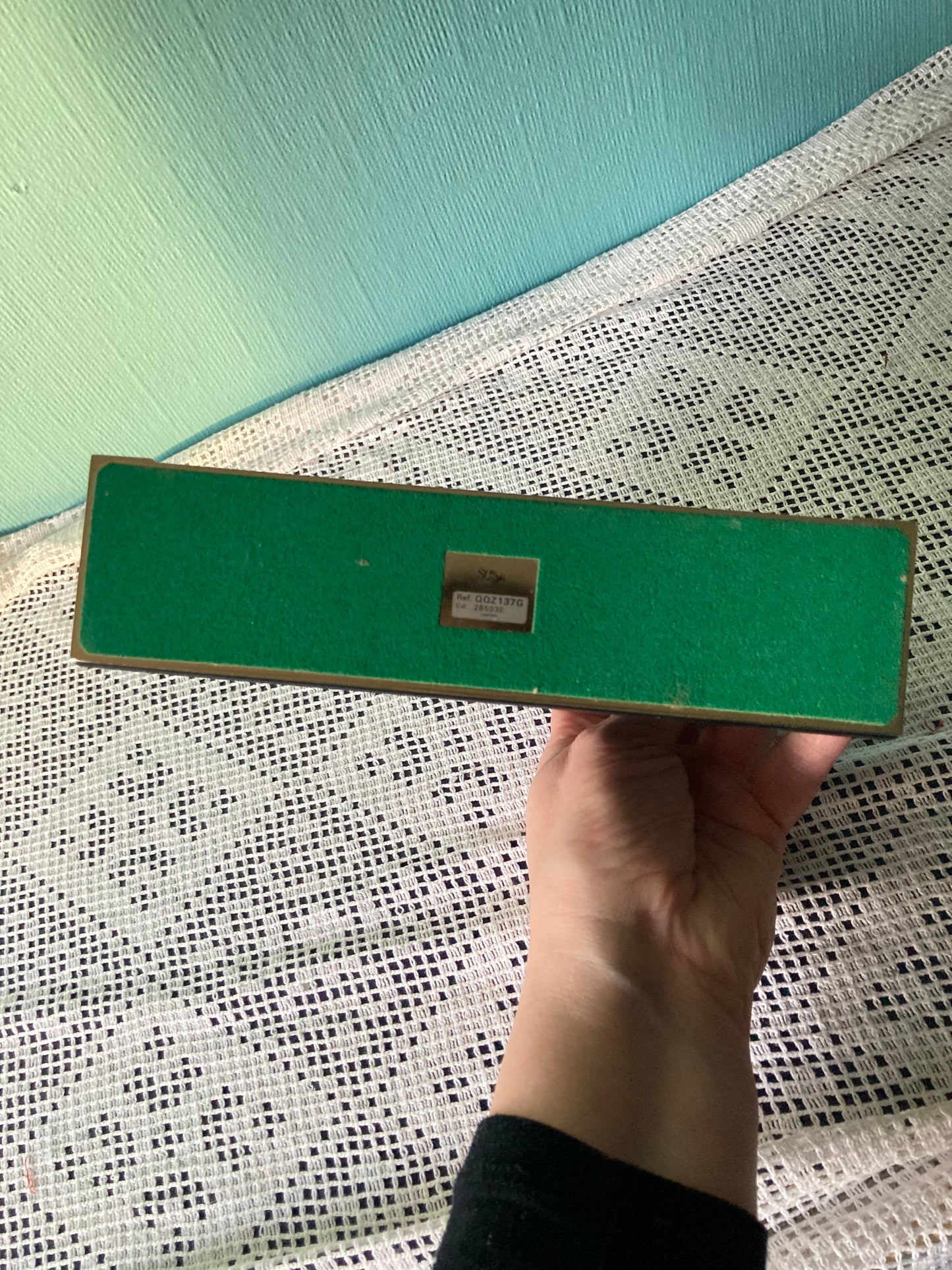 Seiko Half Moon Clock Mid Century  Hollywood Regency Brass Table Clock Japan