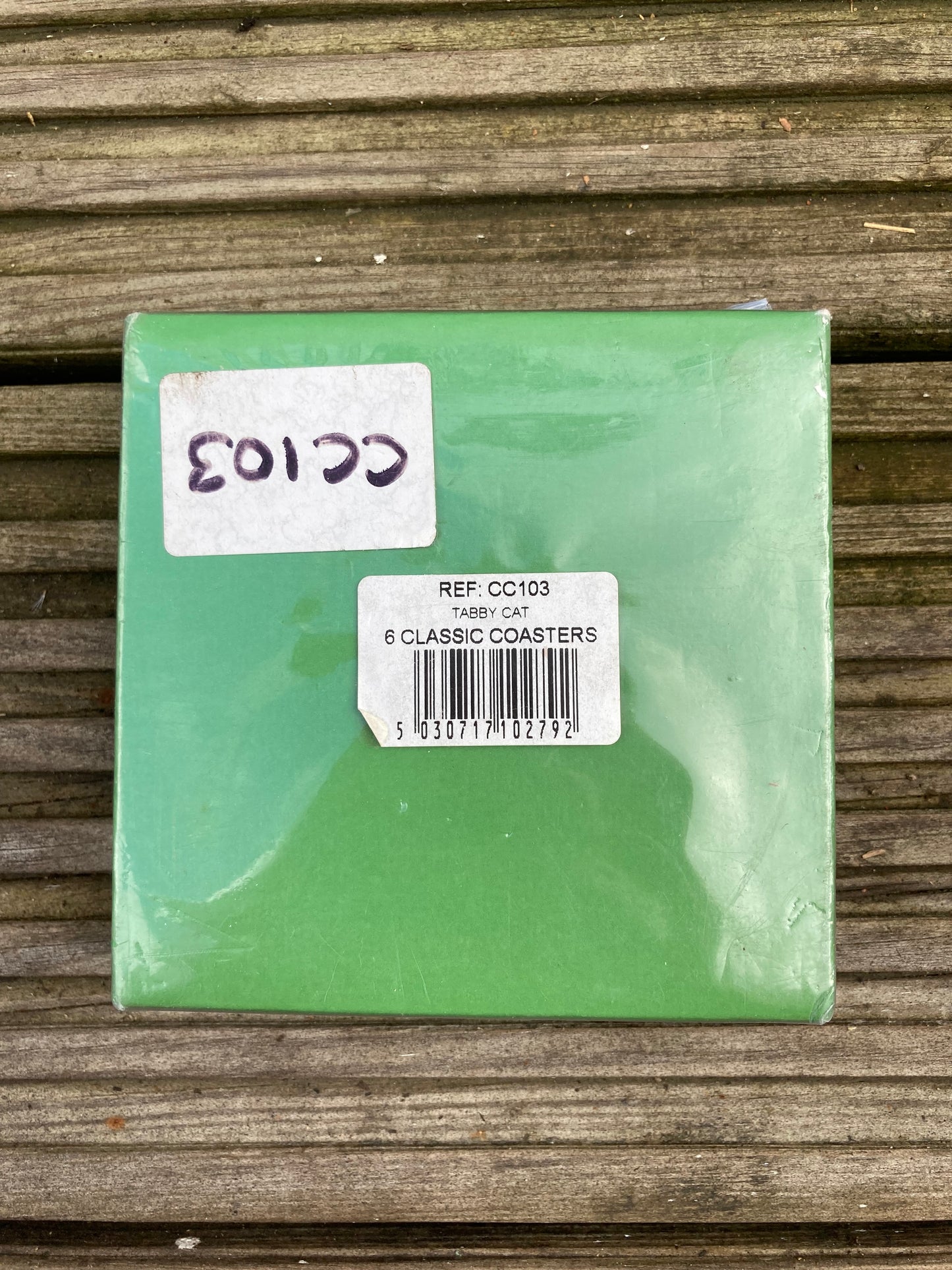 Tabby Cat Set of 6 Coasters by Faithful Friends