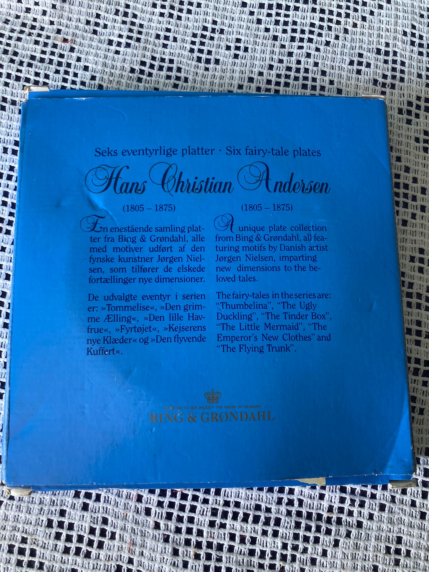 Bing & Grondahl Hans Christian Andersen The Ugly Duckling Collectors Plate Boxed