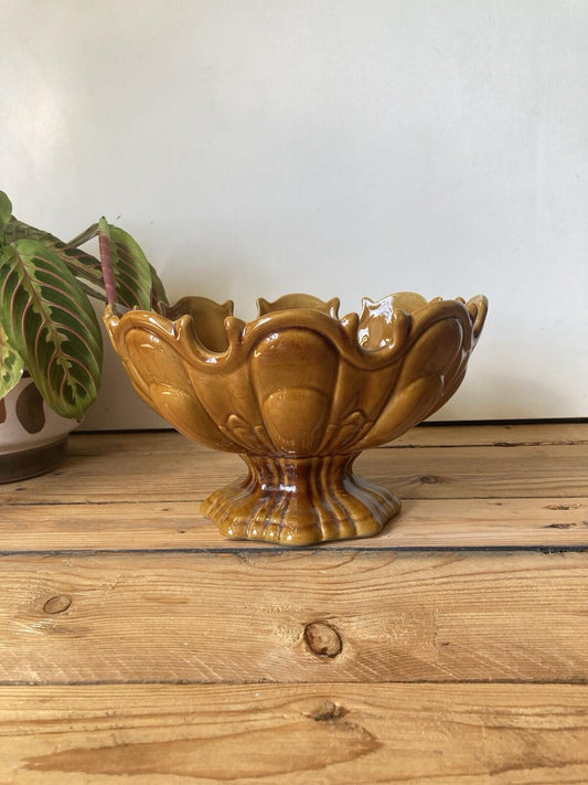 Casa Pupo Majolica Fruit Bowl/Centre Piece 1970s