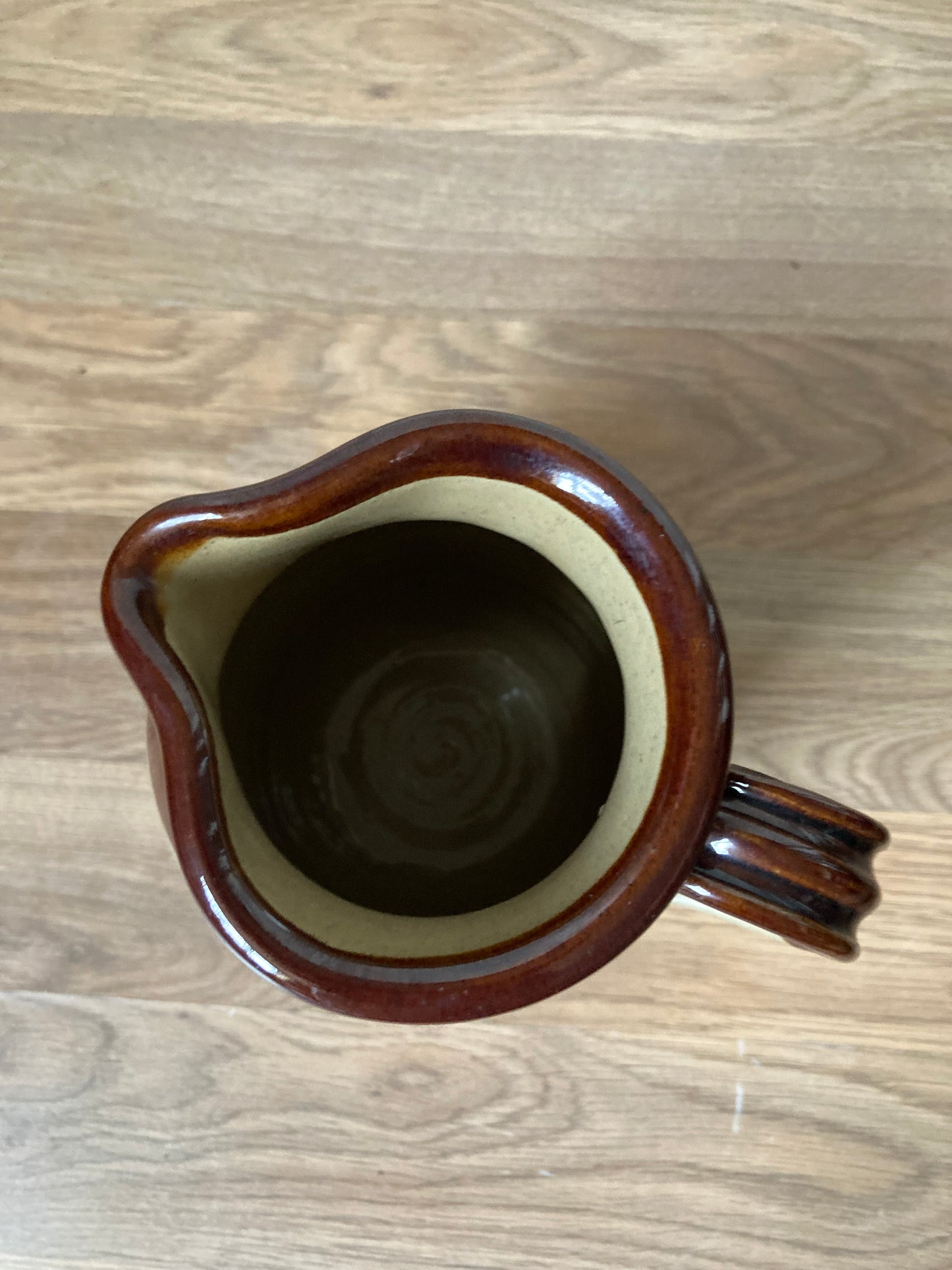 Vintage Pearsons of Chesterfield Two-Tone Salt-Glazed Stoneware Jug