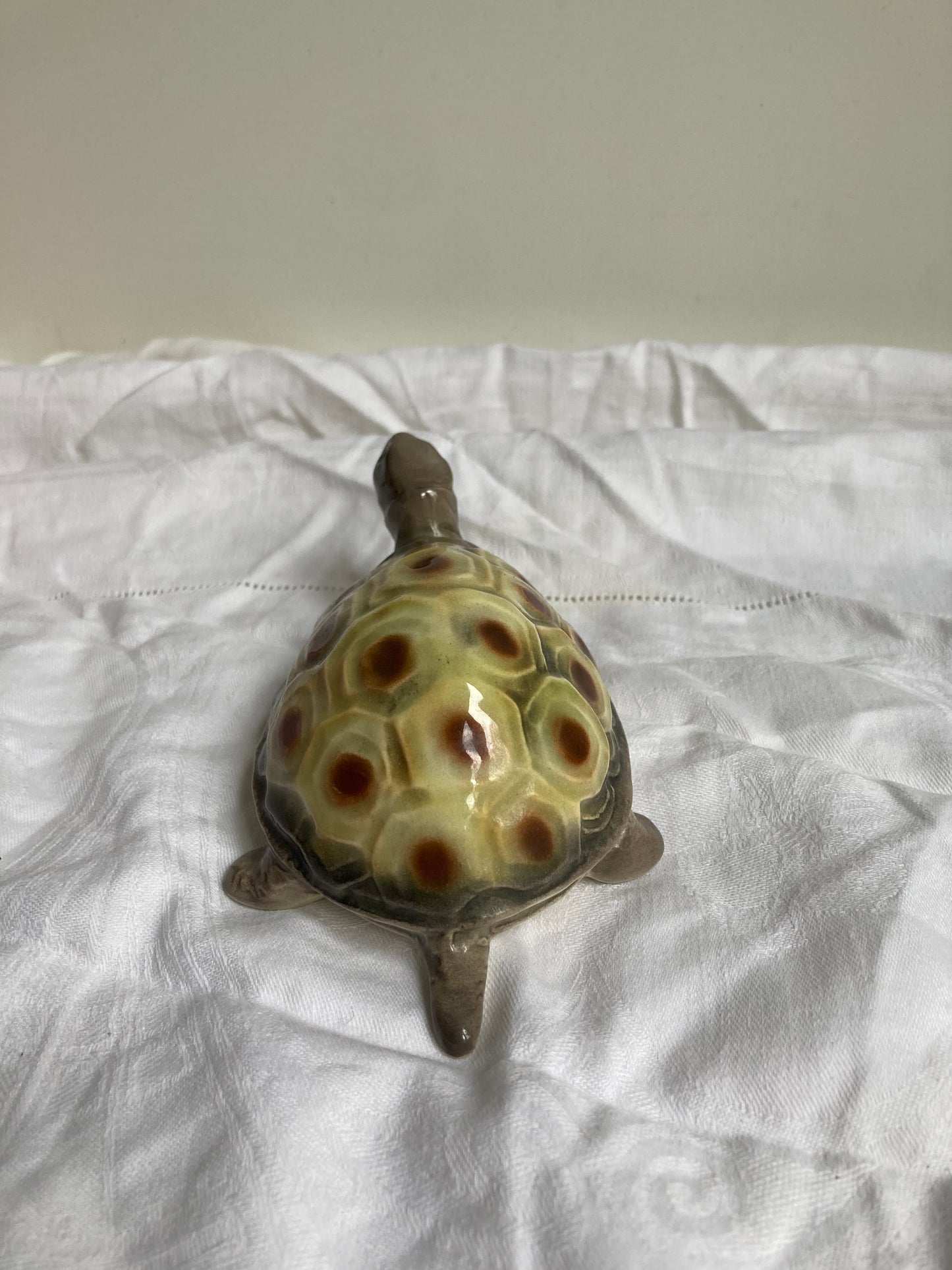 Ceramic Tortoise Ornament Foreign Stamped No 2836 Collectors