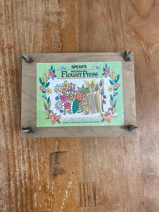 Spear’s Wooden Flower Press, 1980s