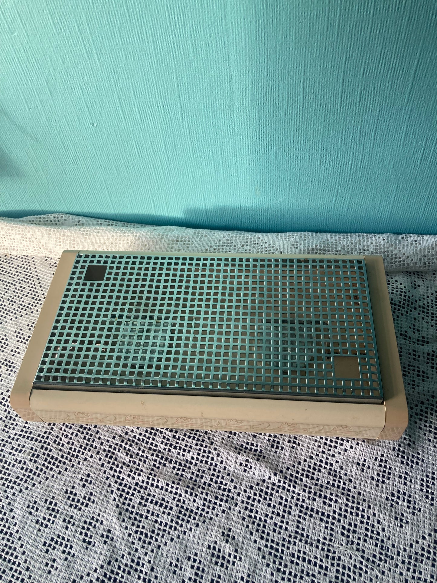 Vintage Brabantia Food Warmer Hot Plate Tea Light Floral