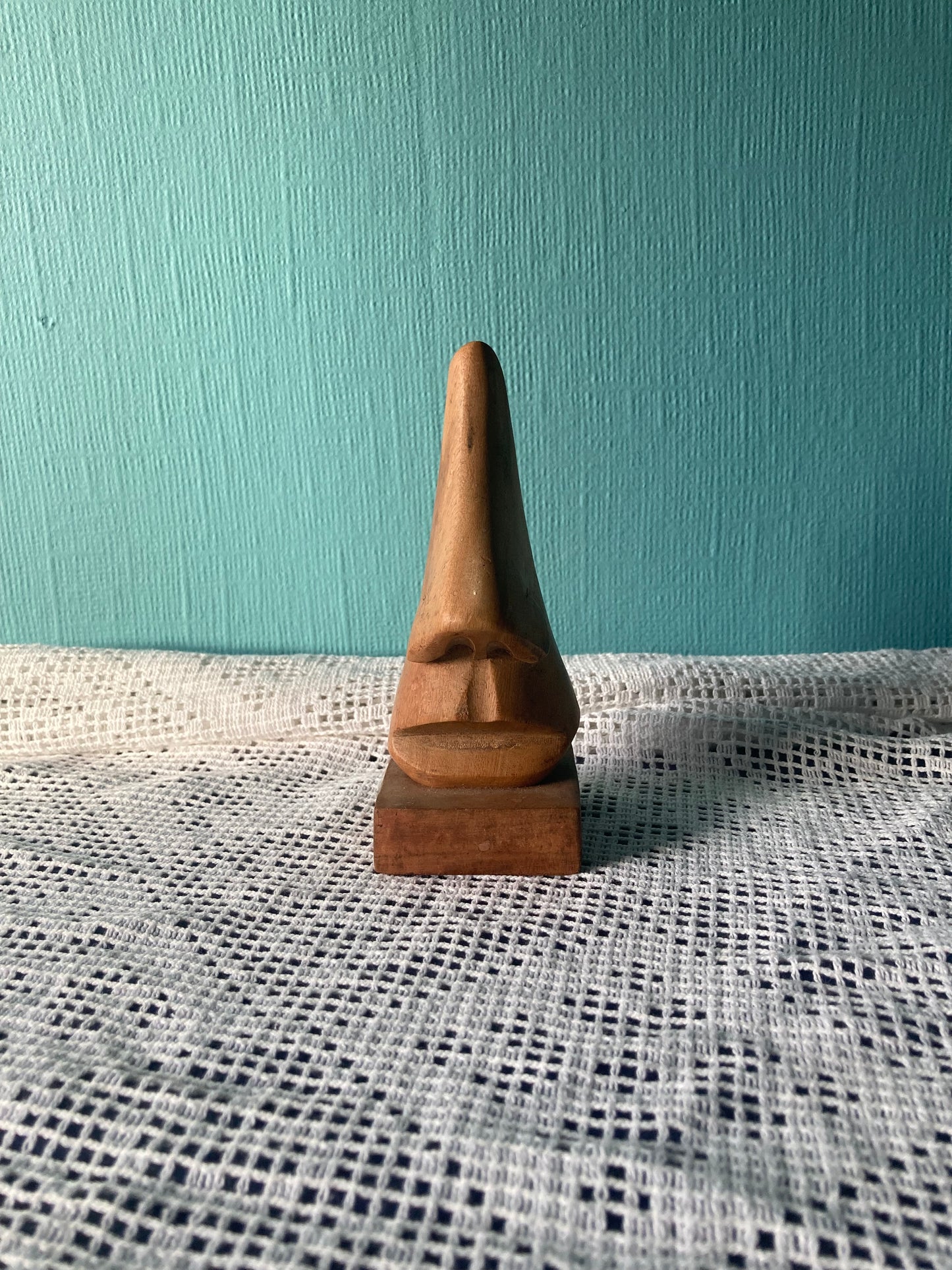 Wooden Carved Nose Glasses Holder Spectacles Stand