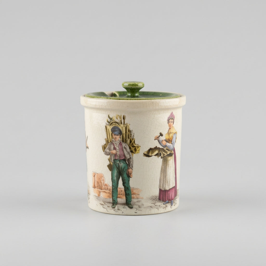 Cries of London Jam Pot, Green Lid