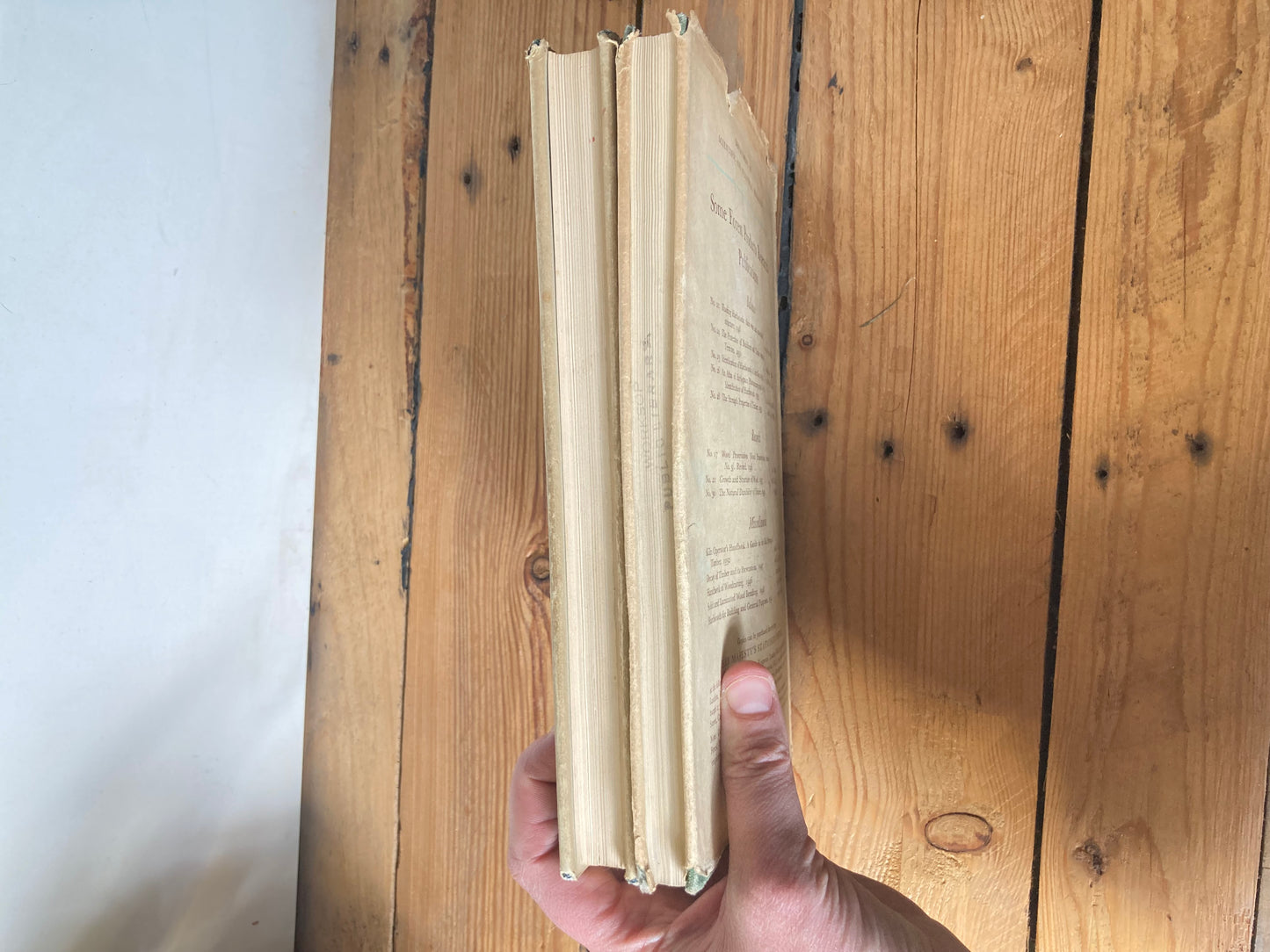 Vintage HMSO Technical Books Building Construction Hardwoods Architecture x2
