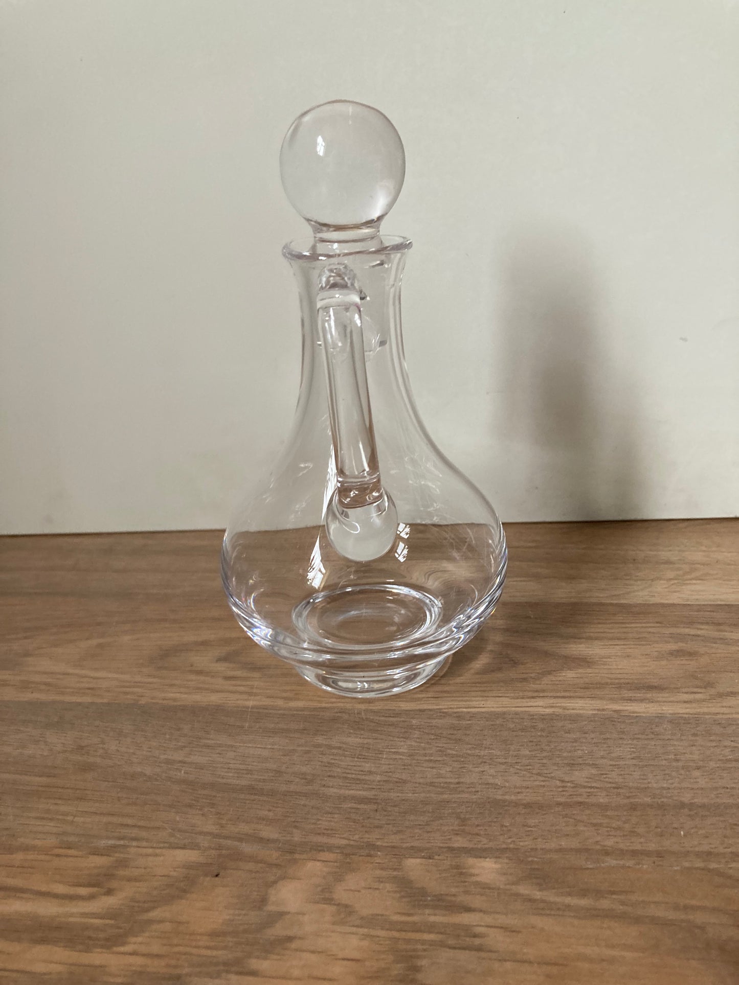 Vintage Glass Pourer with Stopper - Bloom & Heirloom Vintage Decor