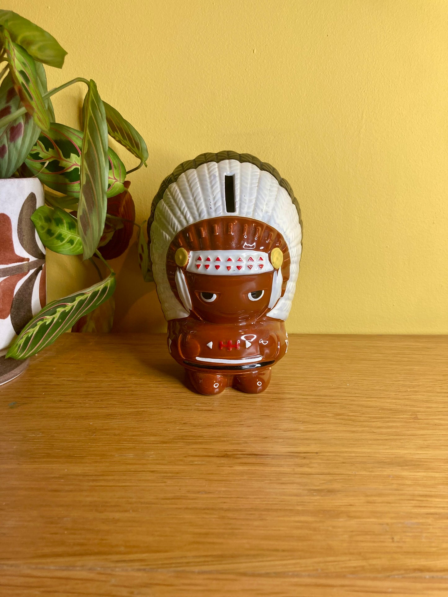 Hugh Taylor Indigenous Native American Money Box 1985