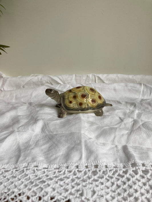 Ceramic Tortoise Ornament Foreign Stamped No 2836 Collectors