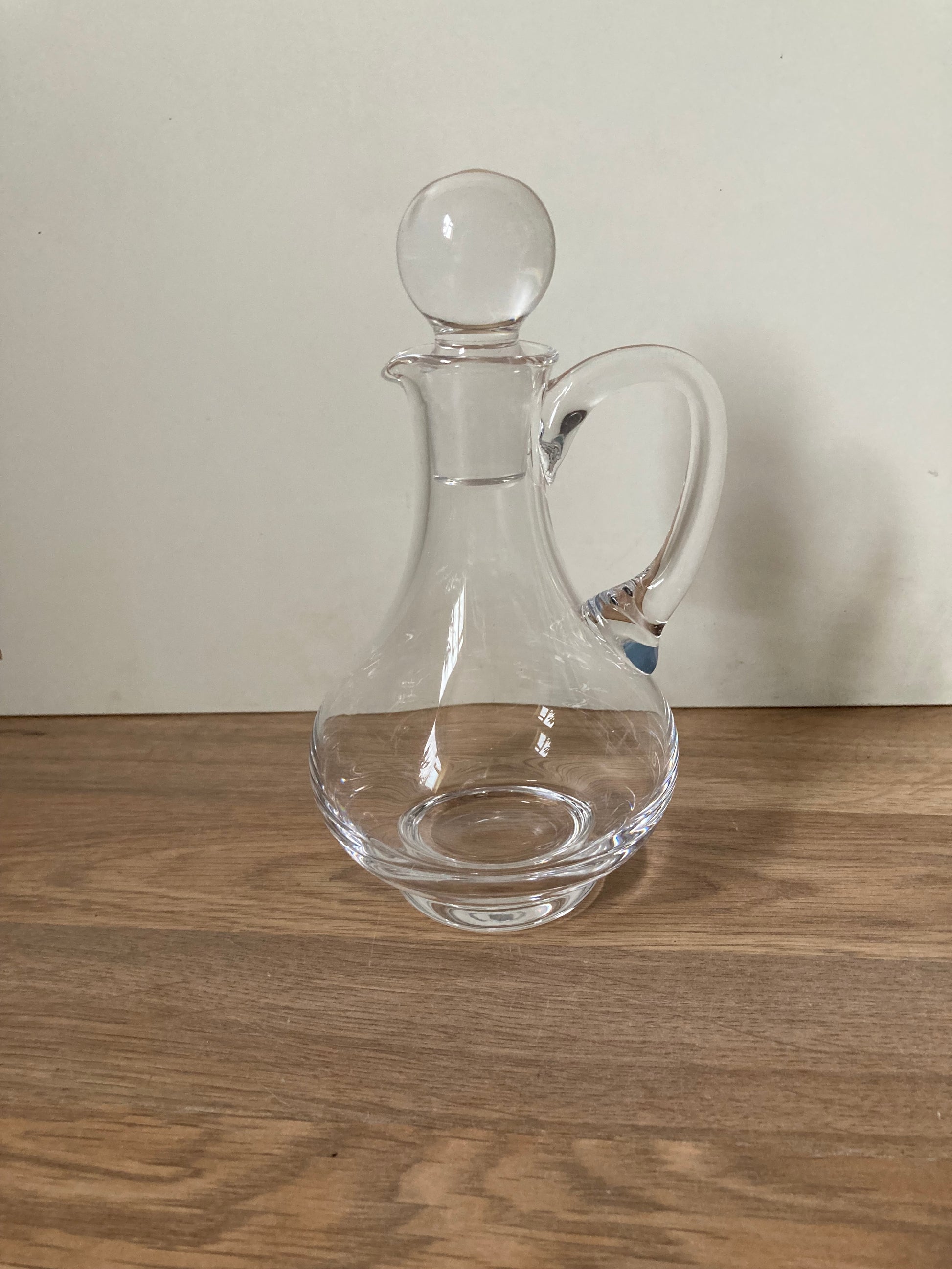 Vintage Glass Pourer with Stopper - Bloom & Heirloom Vintage Decor