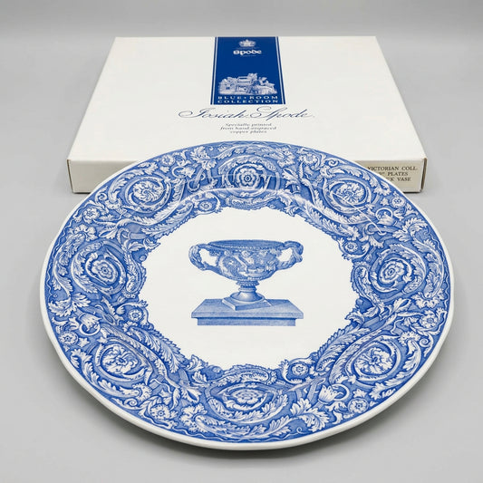 Blue & White Urn Collector’s Plate, Boxed