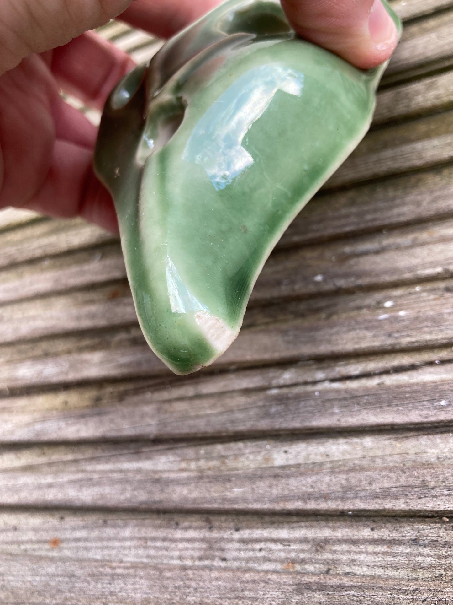 Ceramic Leaf Candle Holder 6 Holed Table Decor Prop