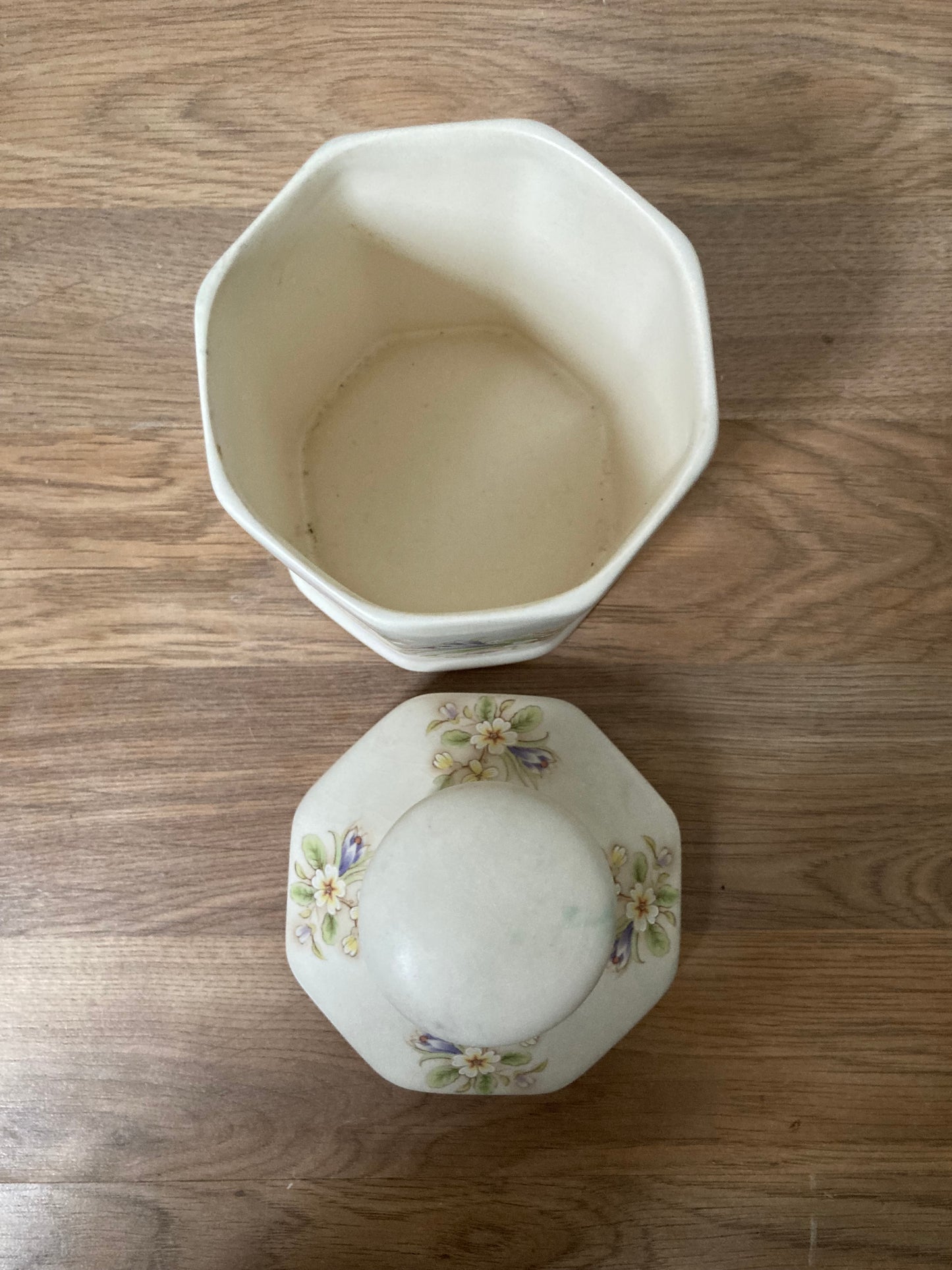 Vintage Aldridge Floral Lidded Jar - Bloom & Heirloom Vintage Decor
