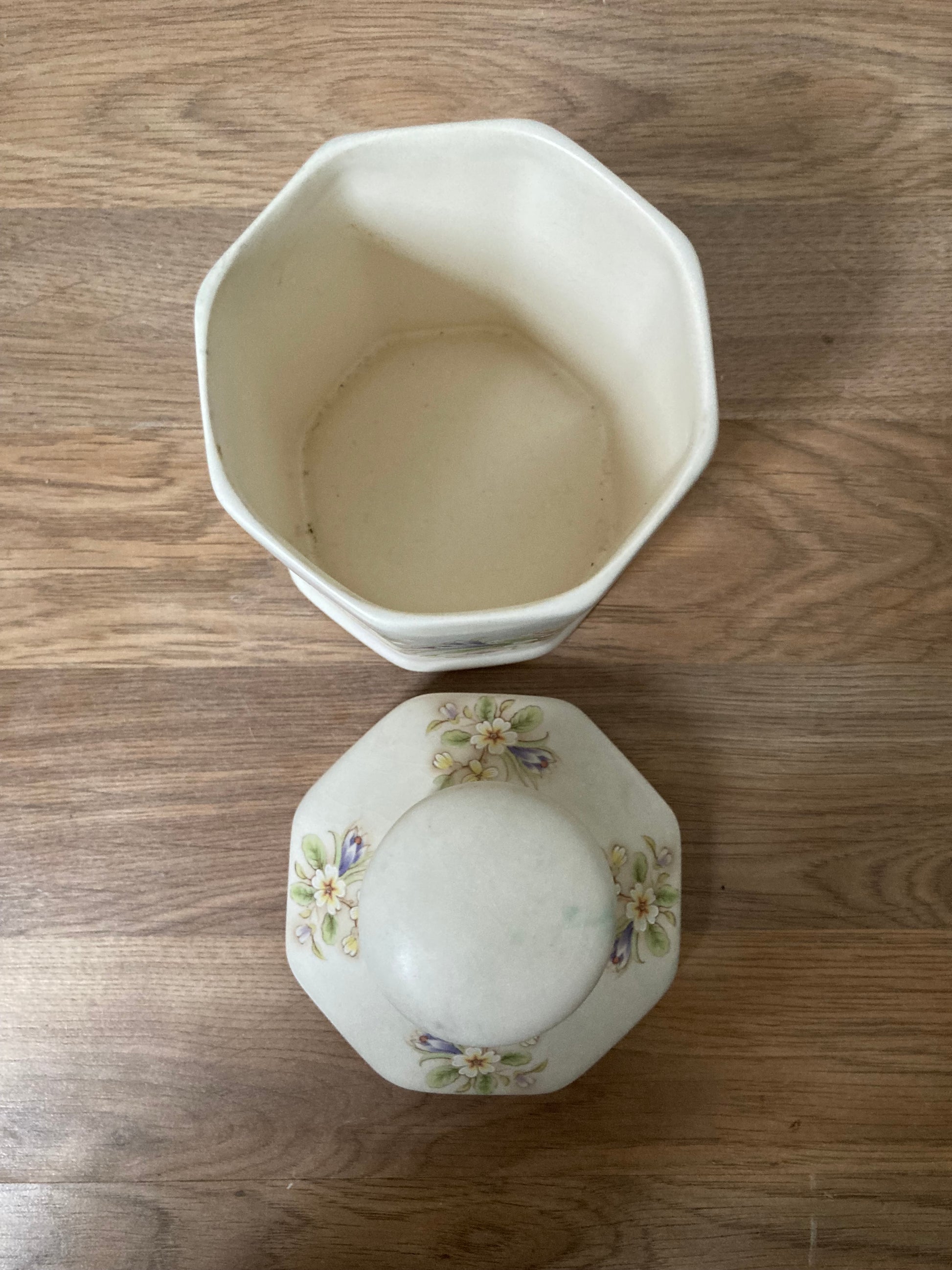 Vintage Aldridge Floral Lidded Jar - Bloom & Heirloom Vintage Decor