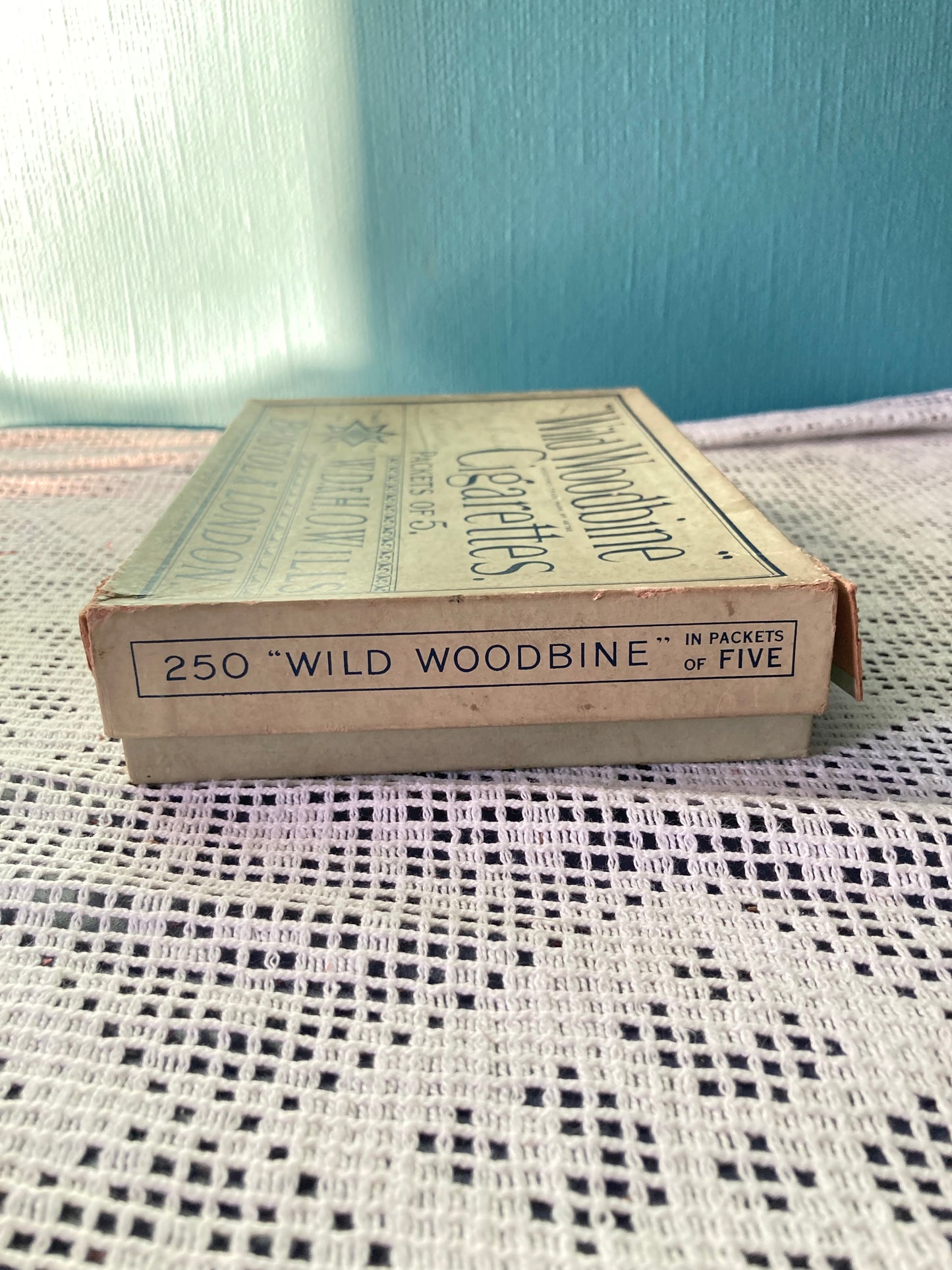 Wills ‘Will Woodbine’ trade Cigarette Box For ‘5’  With 13x Boxes For 10