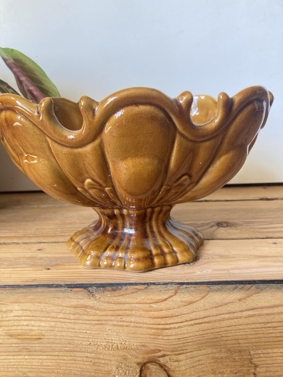Casa Pupo Majolica Fruit Bowl/Centre Piece 1970s