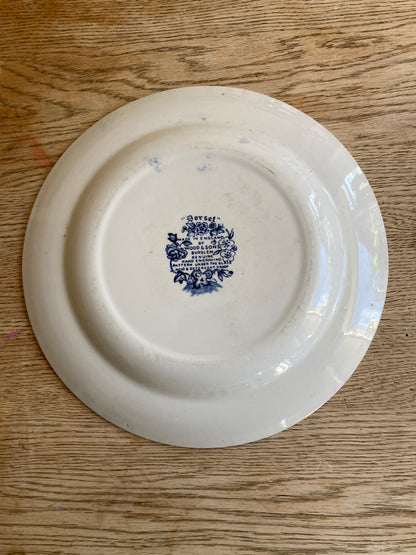 Woods And Sons Dorset Blue Dinner Plate Vintage Replacement Prop