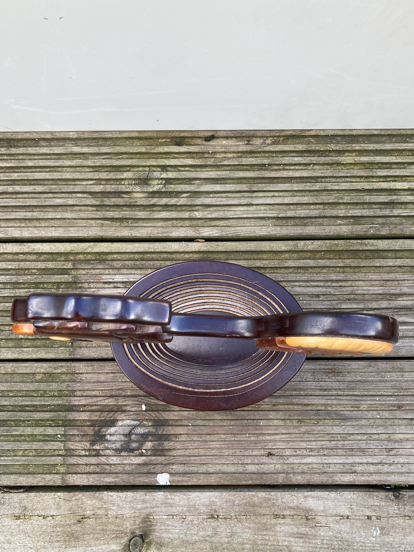 Wooden Chicken Collapsible Fruit Bowl