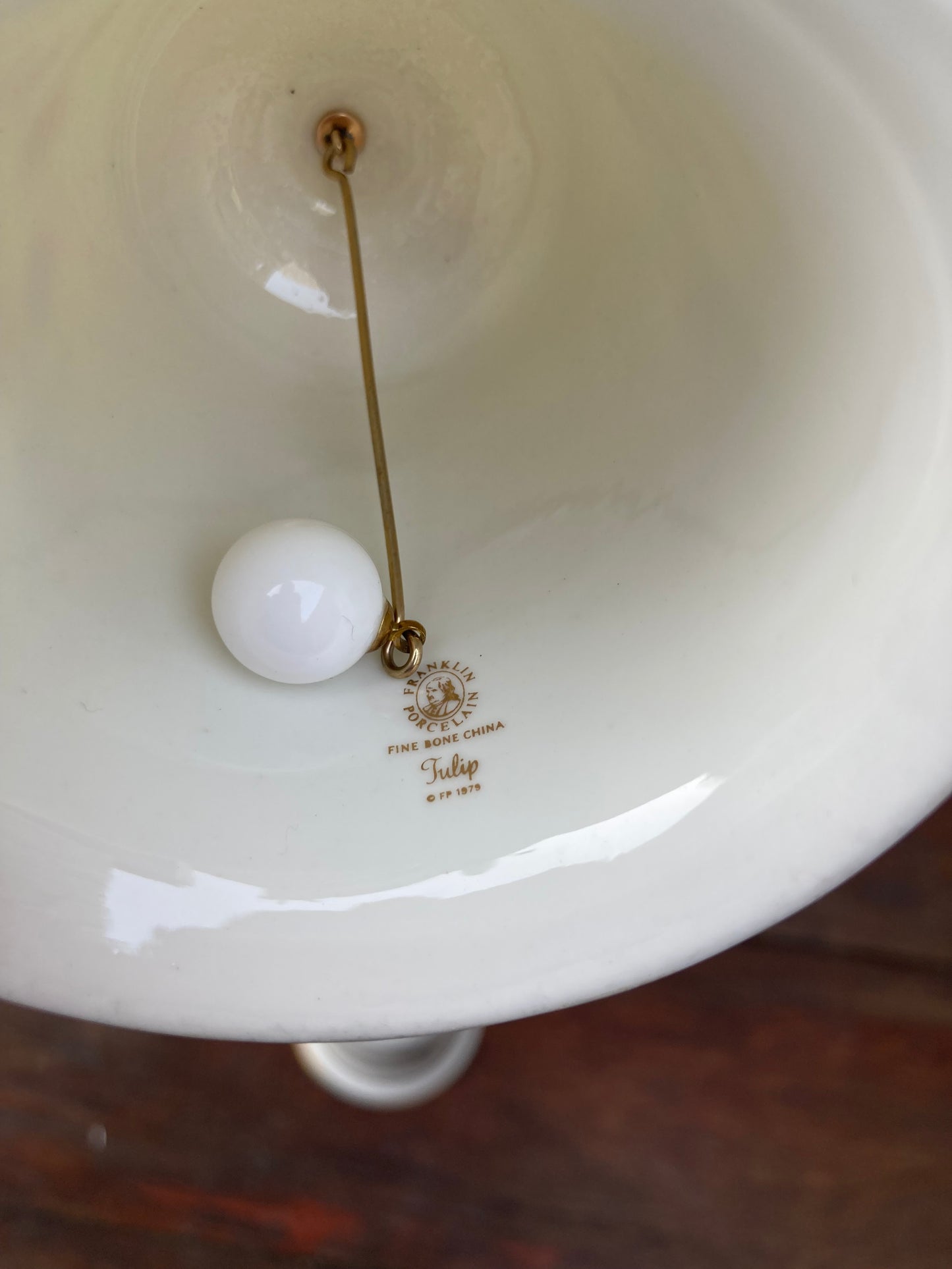 Collection Of 7 Franklin Mint Enchanted Flowers Fairies Porcelain Bells