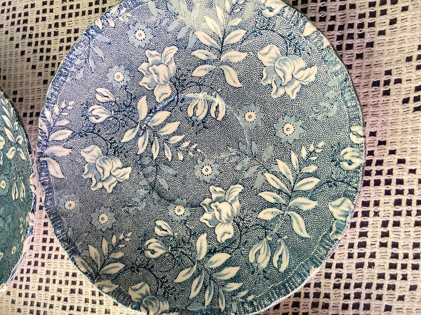 Royal Tudor Velvet Vintage Saucers Set of 4 - Bloom & Heirloom Vintage Decor